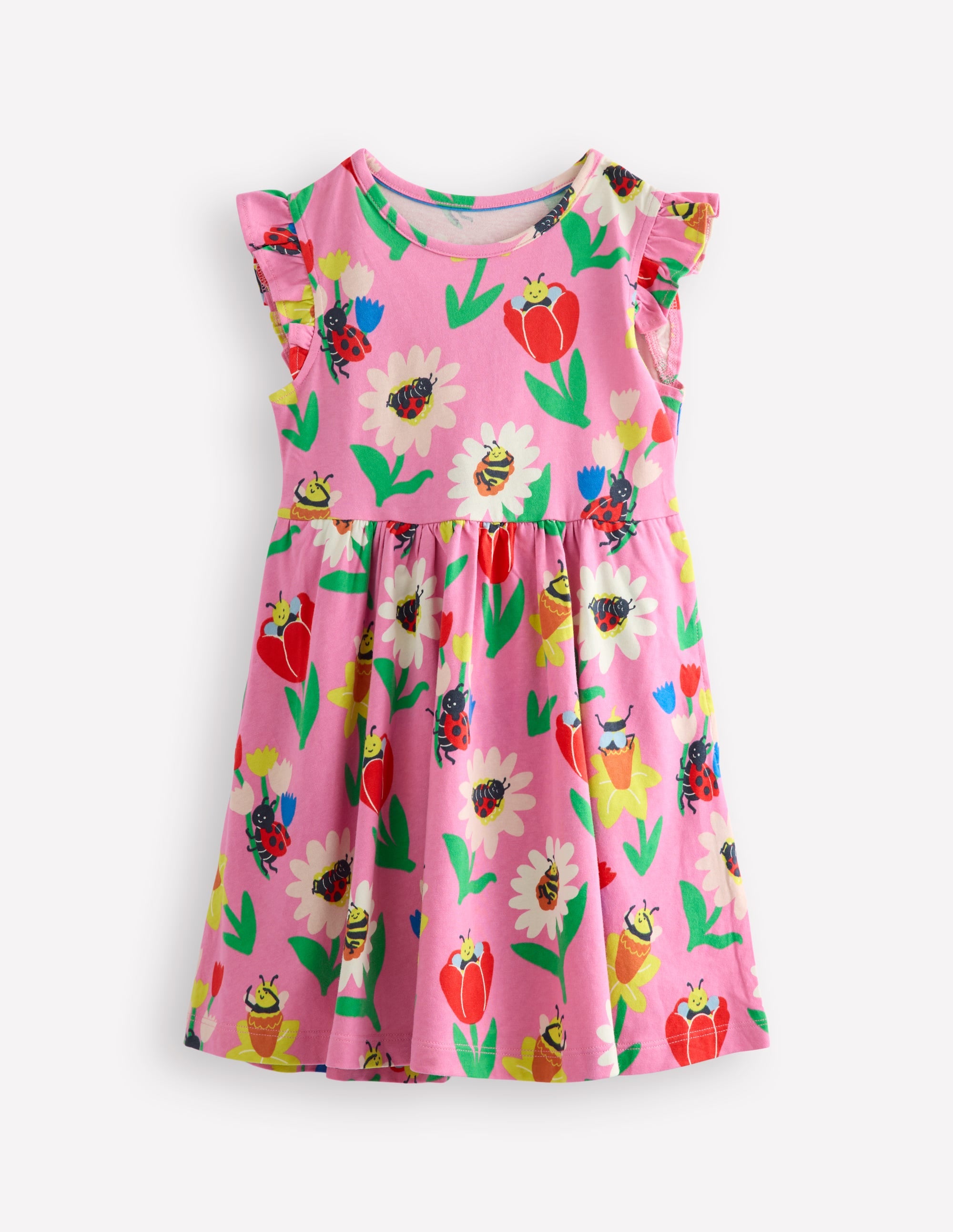 Posie Kleid mit Rüschenärmeln-Fliederzucker Frühlingsgarten - Image 1