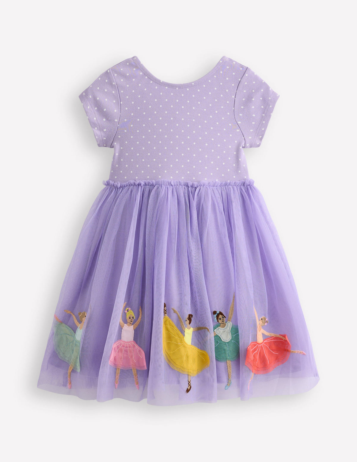 Ami Tüllkleid mit Applikationen-Lavendeldunst Ballerinas - Image 1