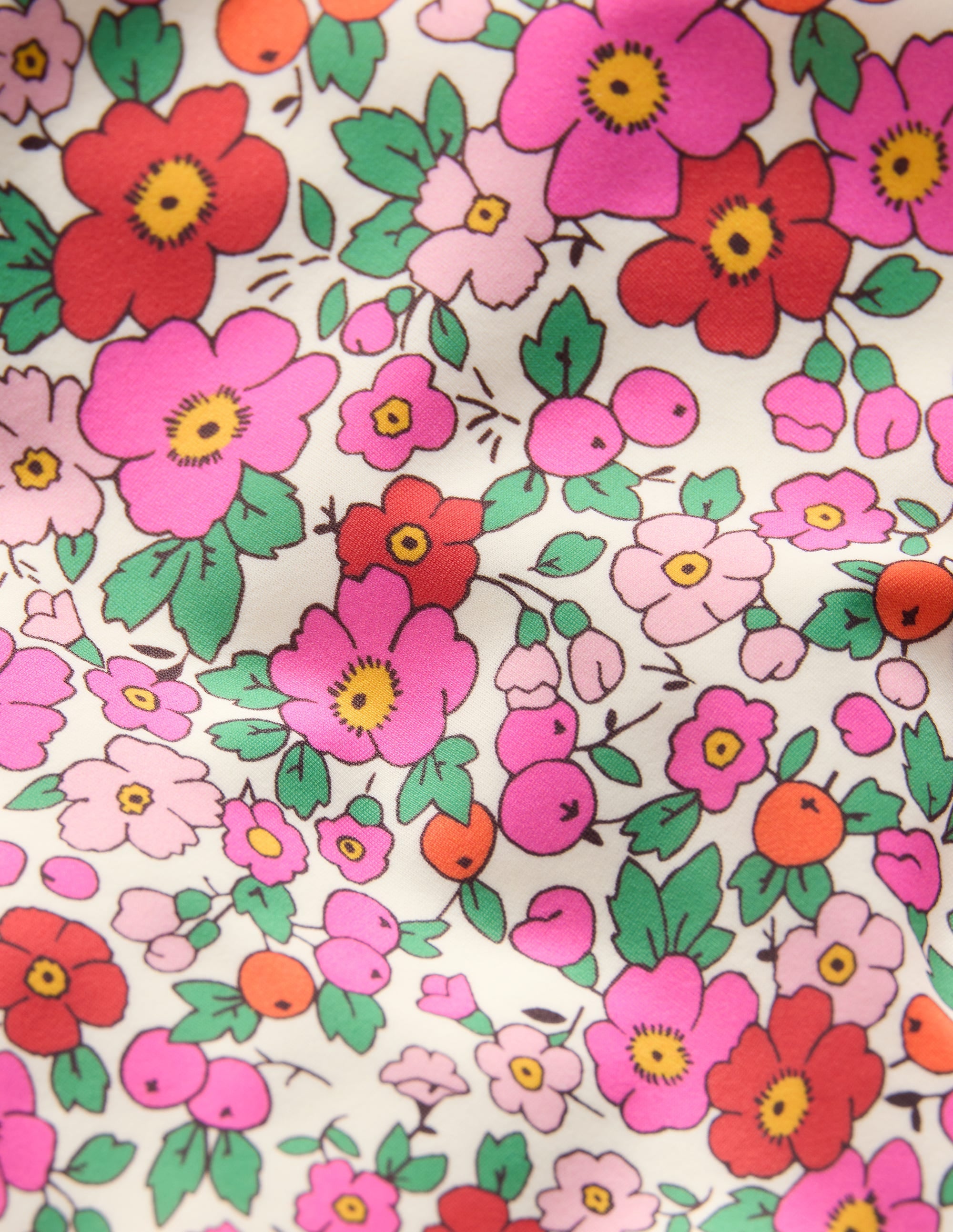 Tankini-Oberteil mit gekreuzten Rückenträgern-Rosa Apfelblüte Blumenmuster - Image 3