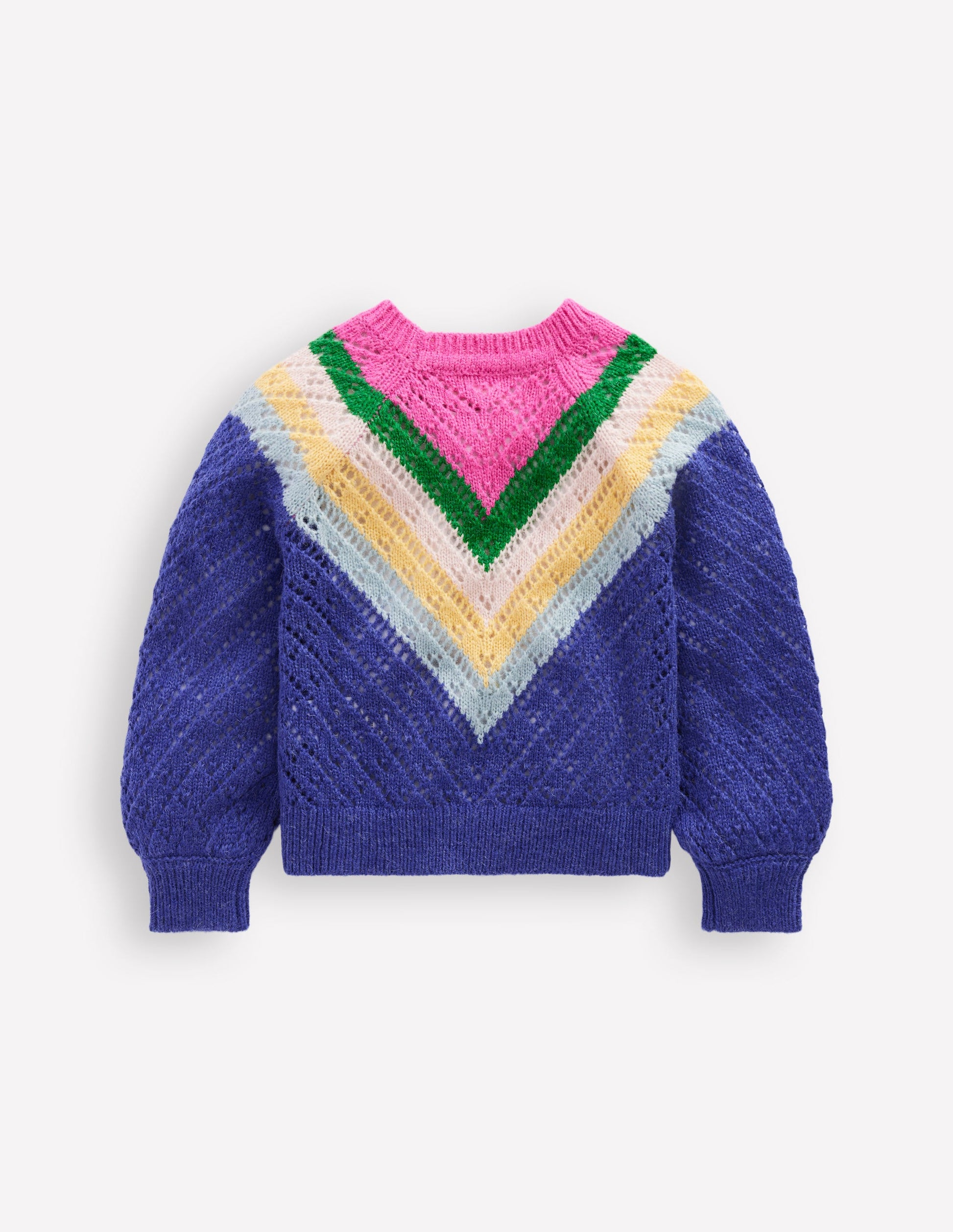 Chevron Jumper-Blue/Pink Chevron-2