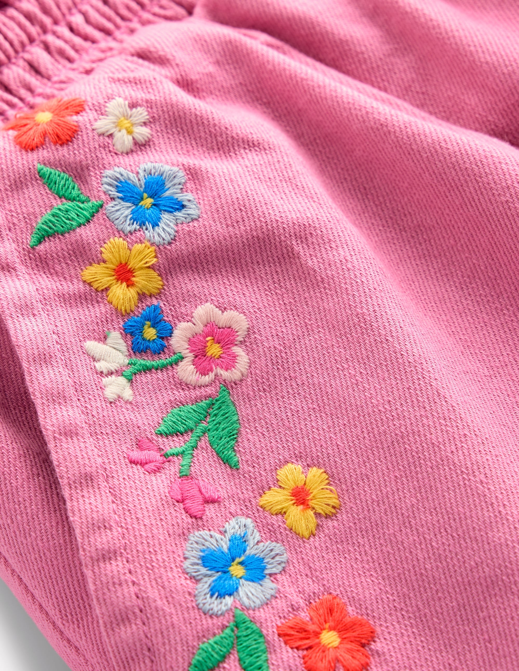 Shorts zum Hineinschlüpfen-Rosa Stickerei - Image 3
