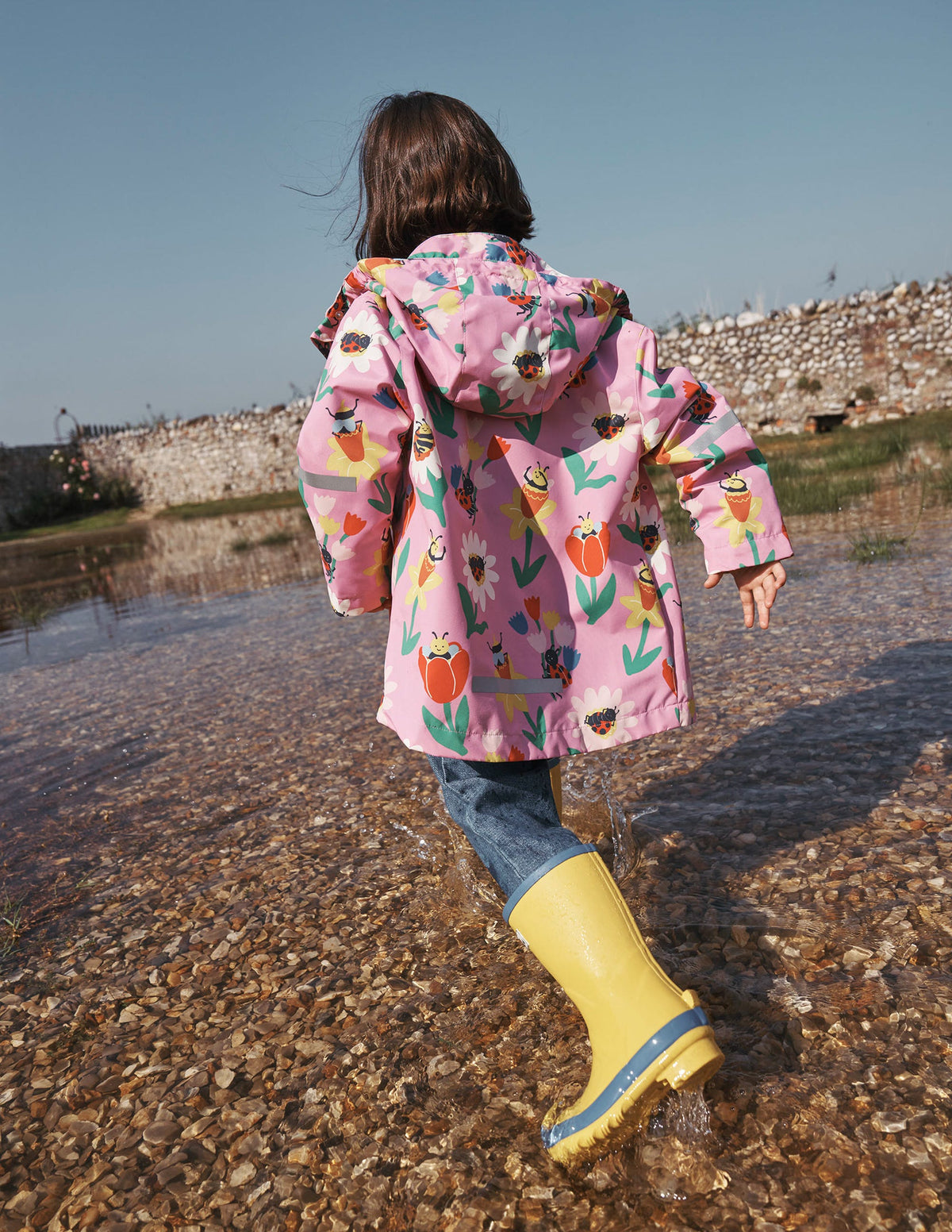 Ciré imperméable-Motif Spring Garden rose-6