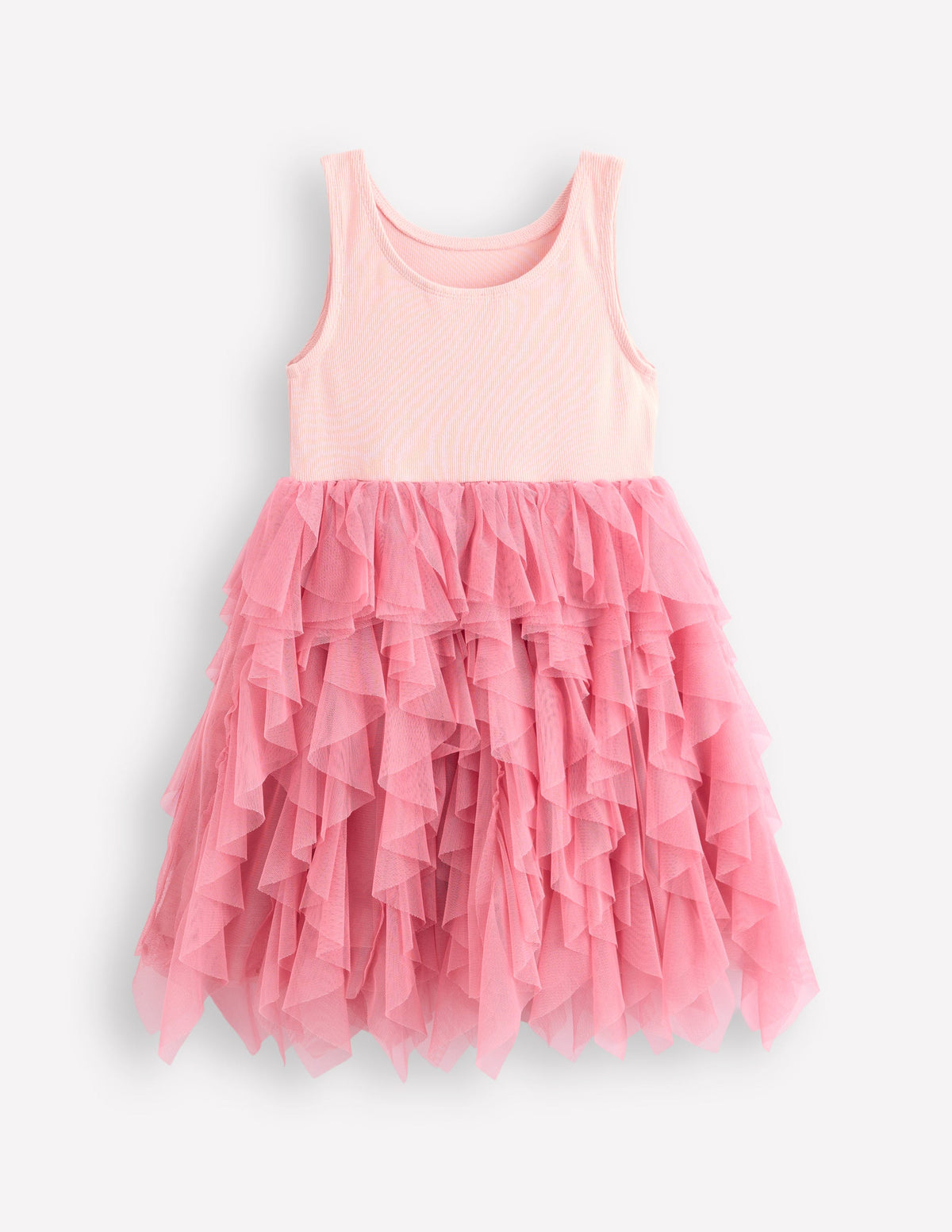 Kleid aus Jersey-Tüll-Mix-Kreiderosa-2