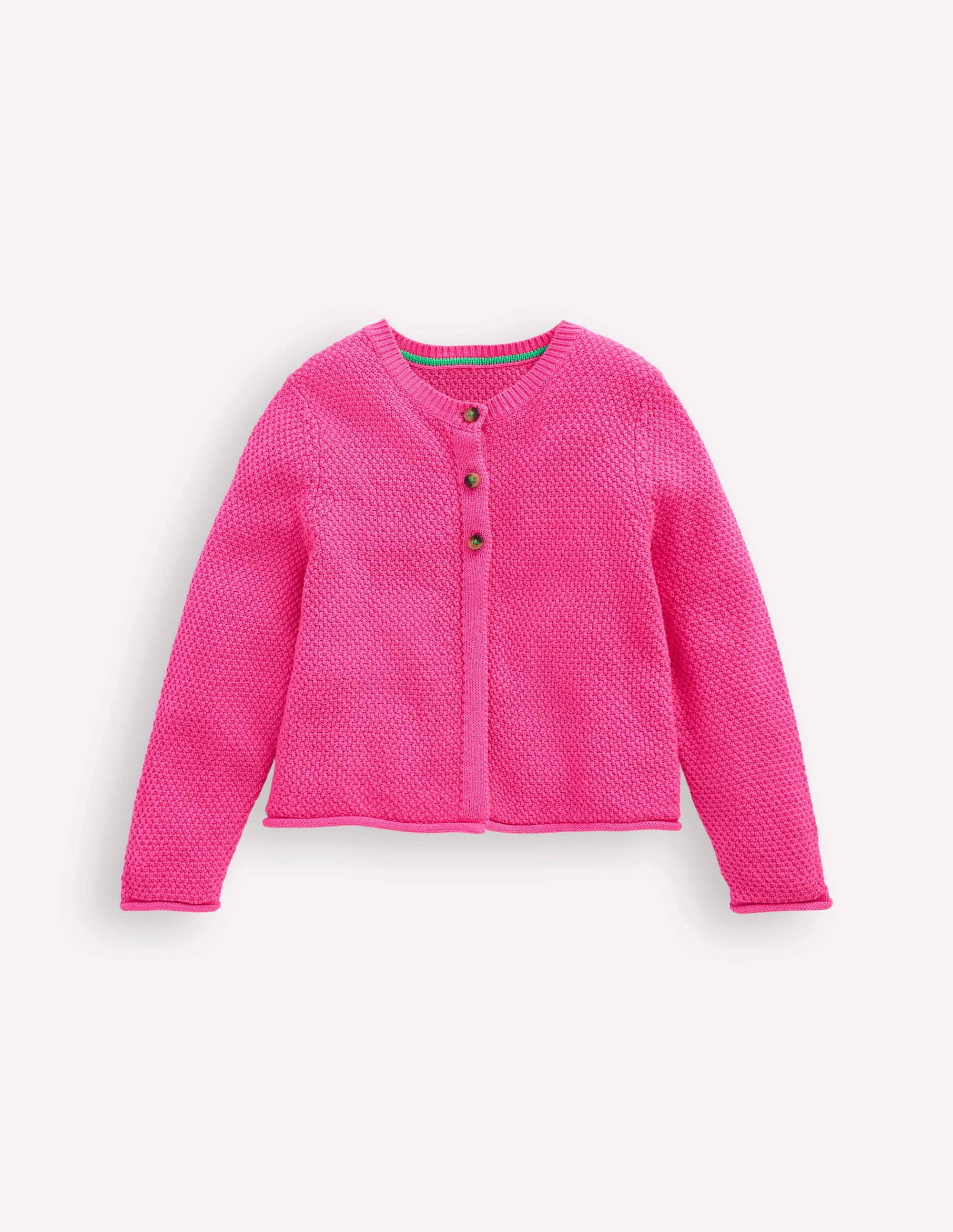 Everyday Cotton Cardigan-Sorbet Pink - Image 1