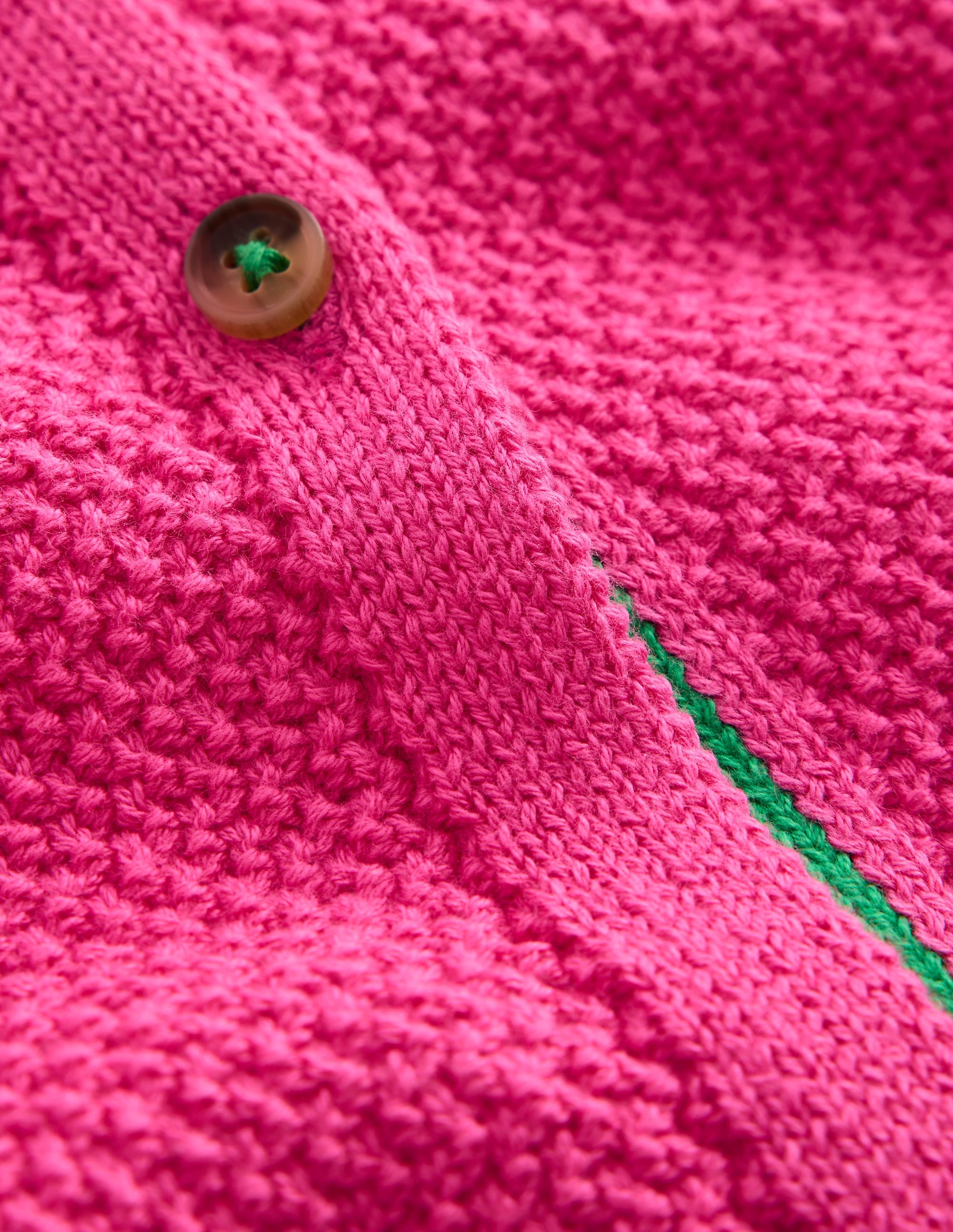 Everyday Cotton Cardigan-Sorbet Pink - Image 3