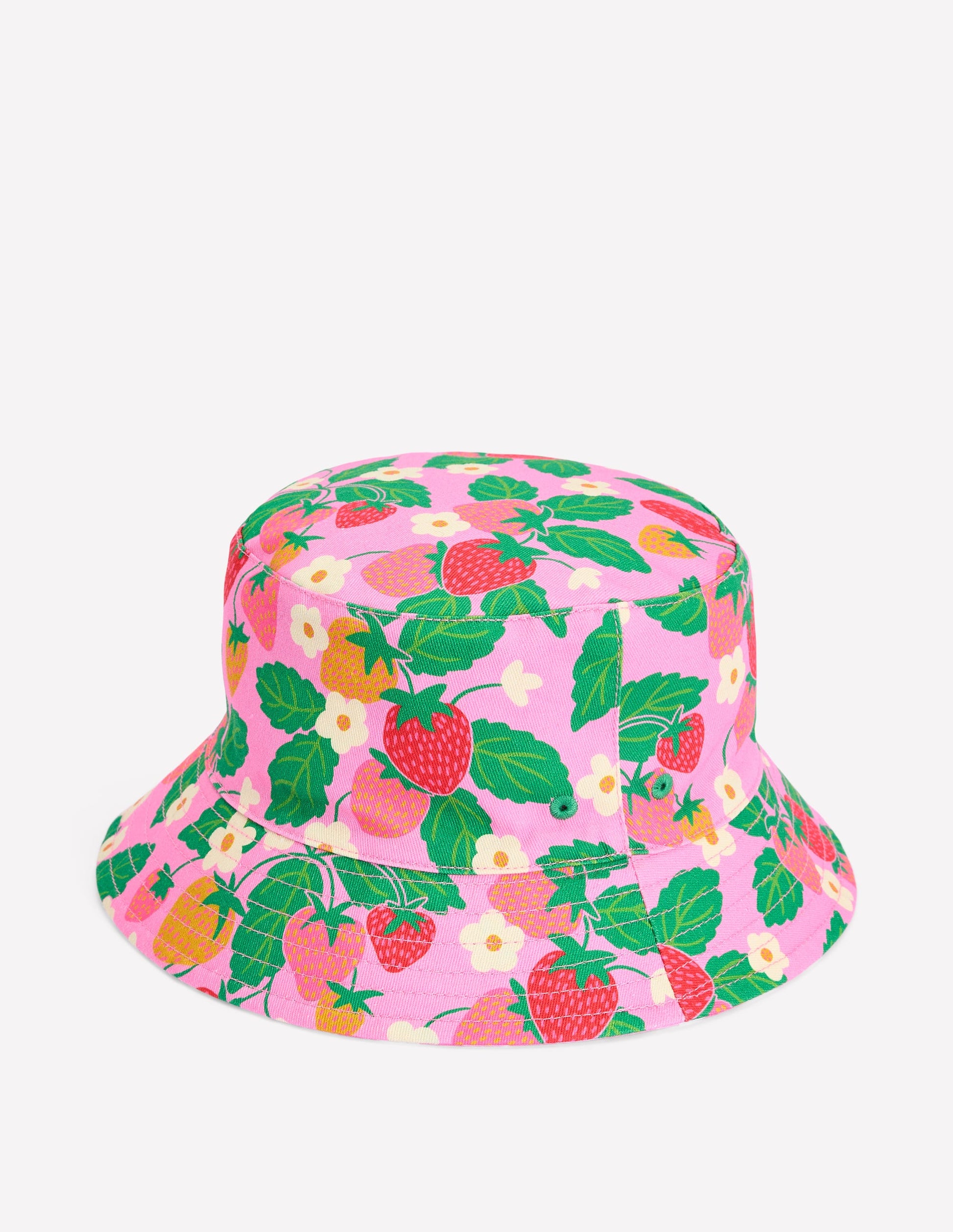 Bob réversible-Fraise vichy rose-2