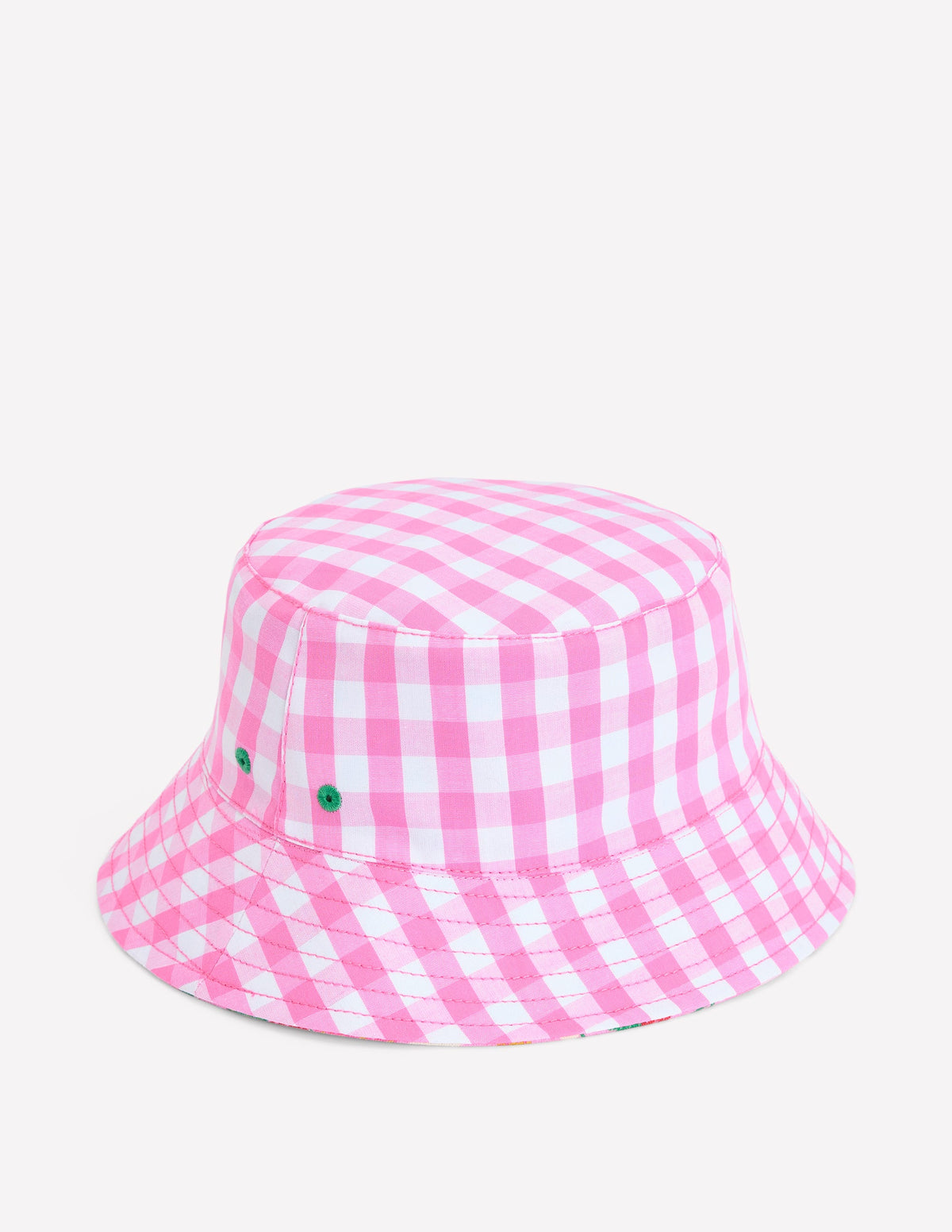 Bob réversible-Fraise vichy rose-4