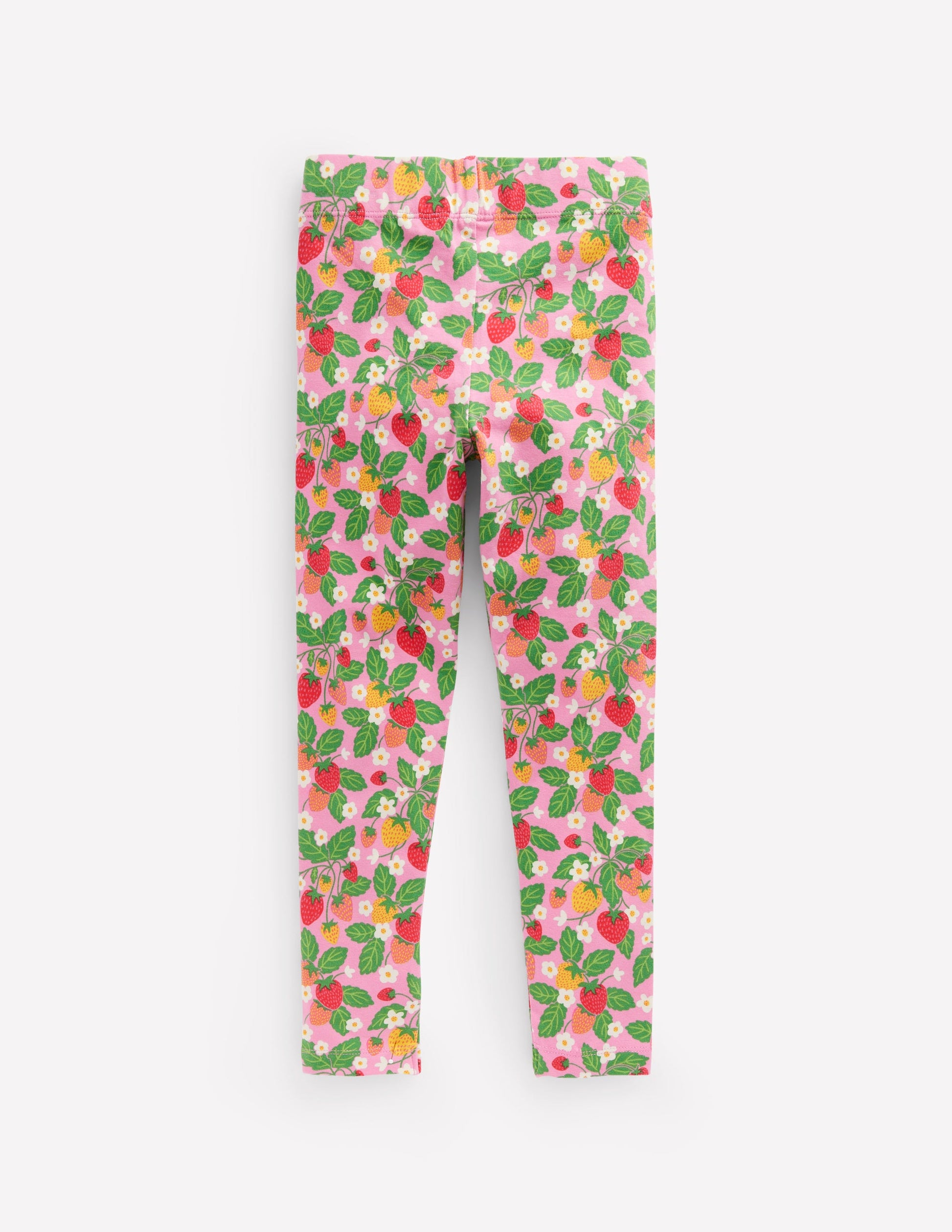 Lustige Leggings für jeden Tag-Kosmos-Rosa Erdbeer-Aufnäher-2