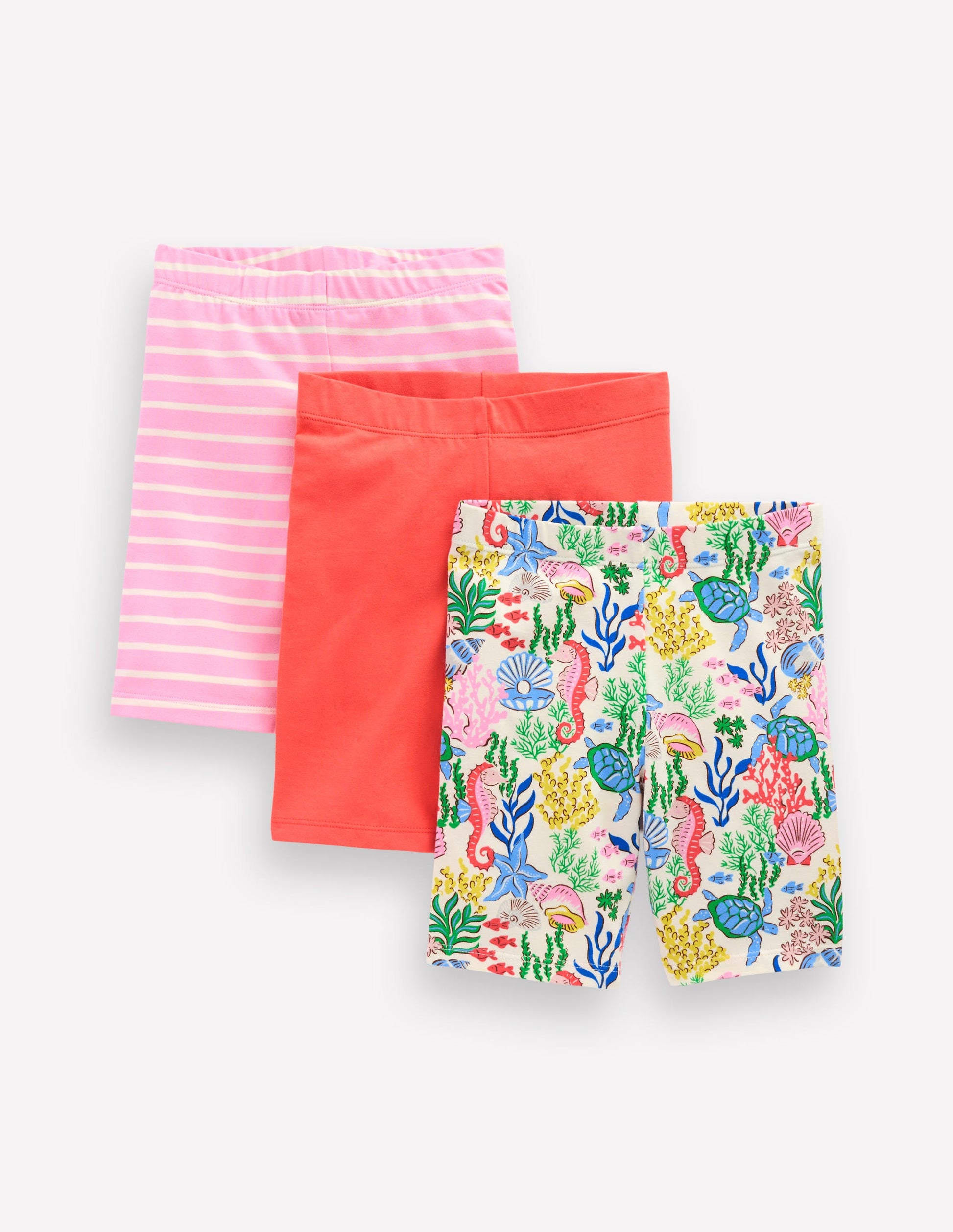 Radlerhosen im 3er-Pack-Bunt Korallenbucht-1