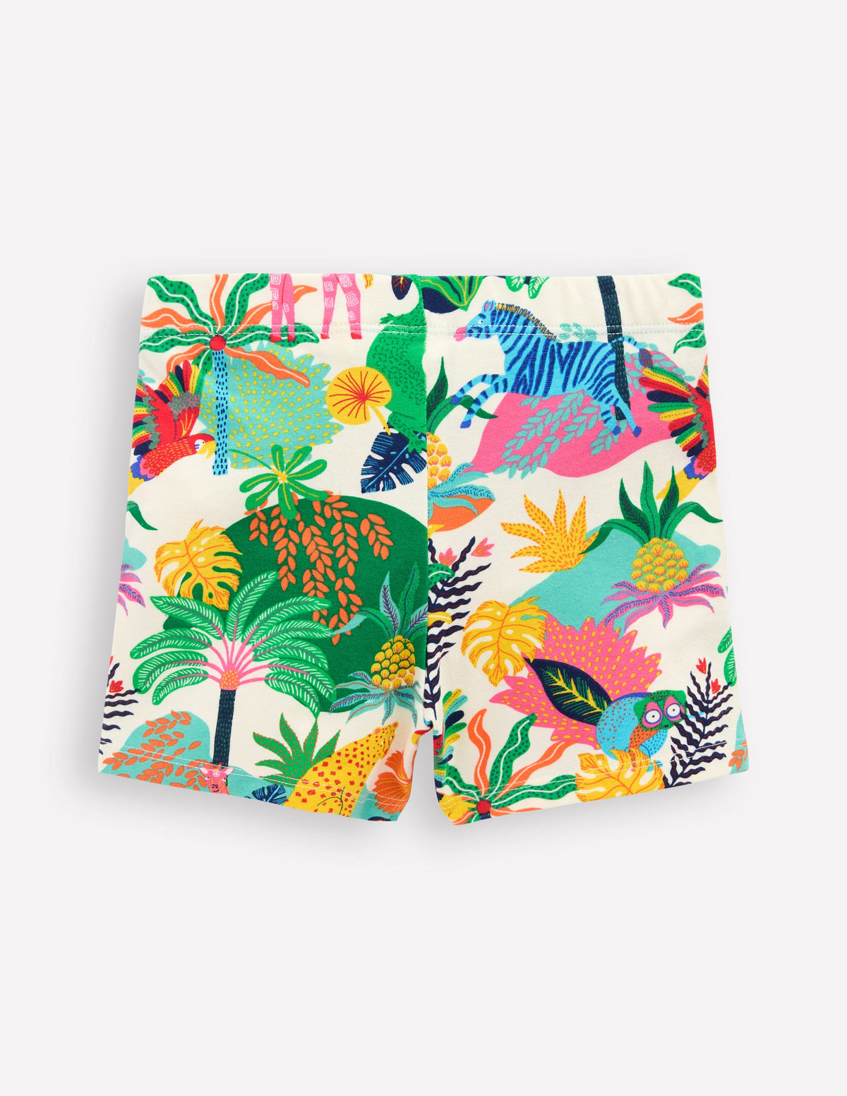 Cartwheel Shorts-Soft Ivory Multi Jungle - Image 2