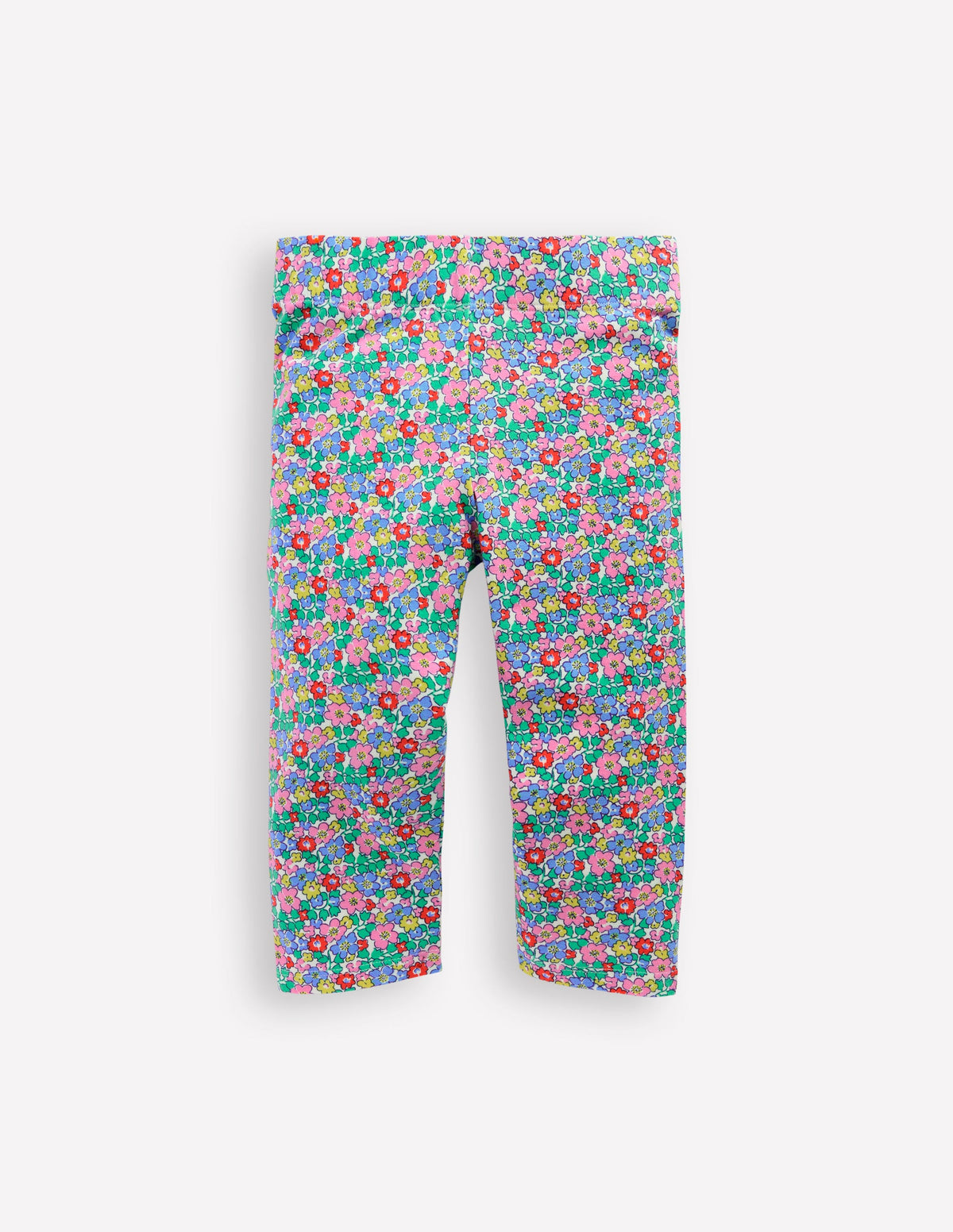 Lustige, verkürzte Leggings-Bunt Blumenbeet - Image 1