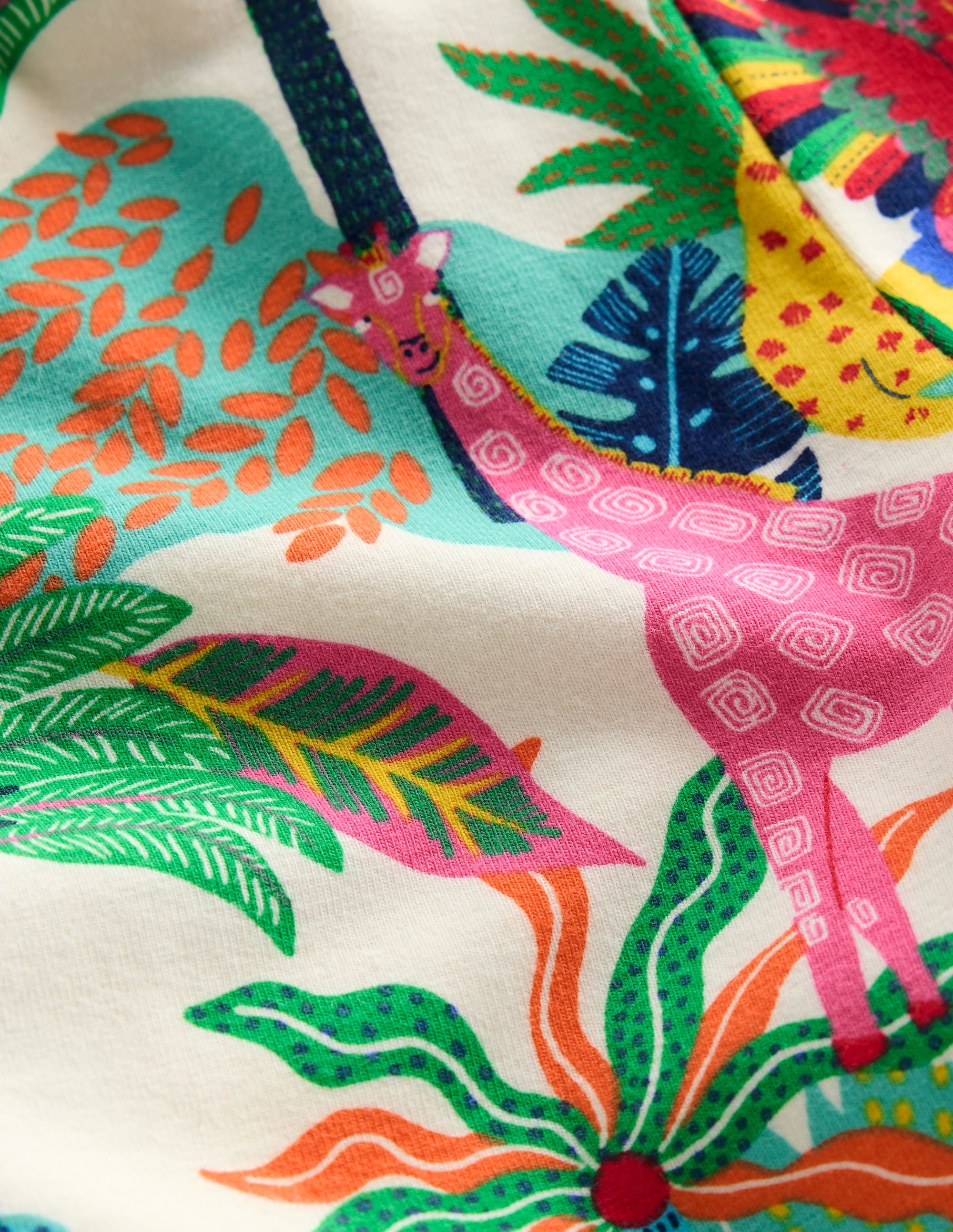 Legging court fun-Jungle multi ivoire doux - Image 3