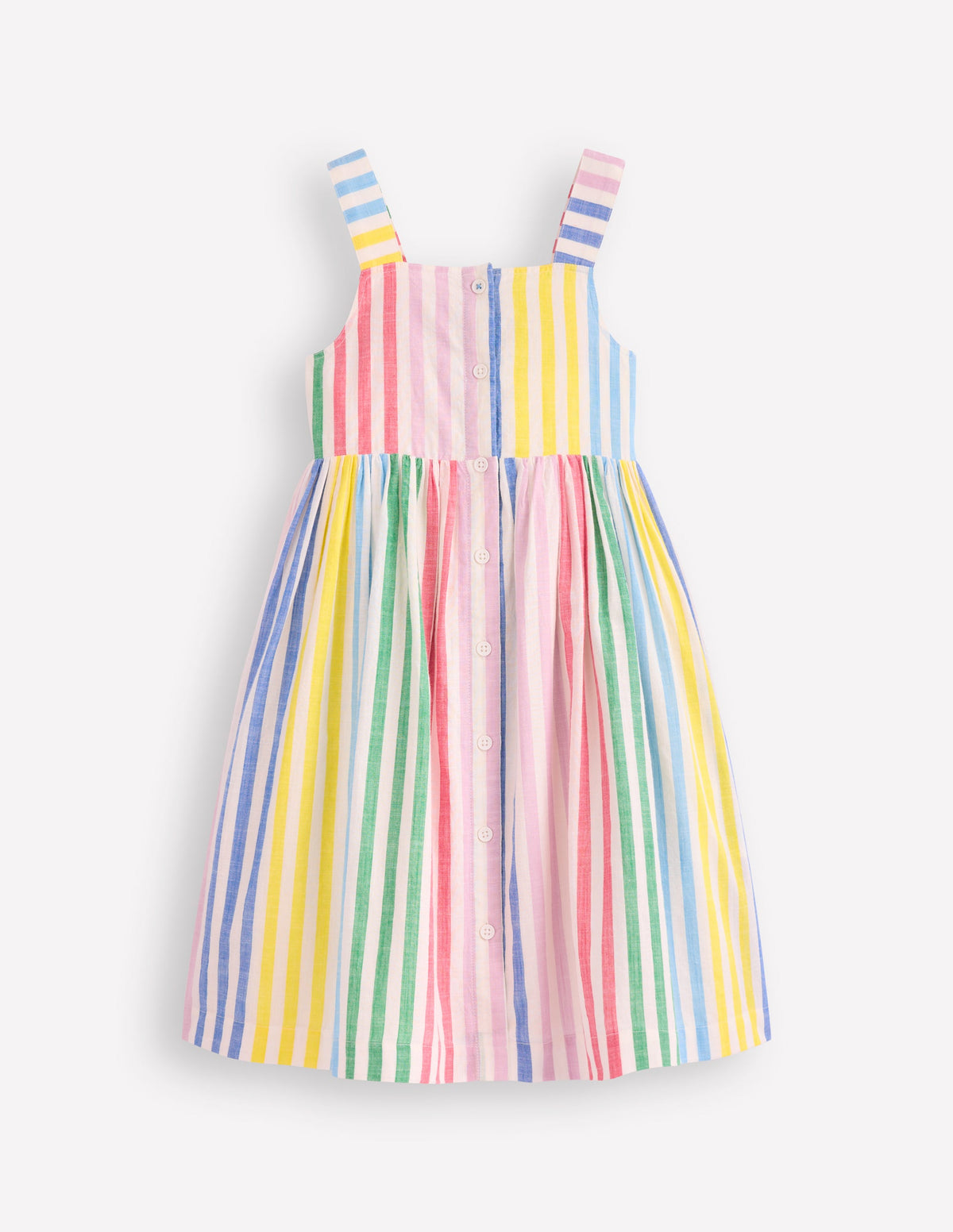 Robe Remy boutonnée-À Rayures Multicolores - Image 2