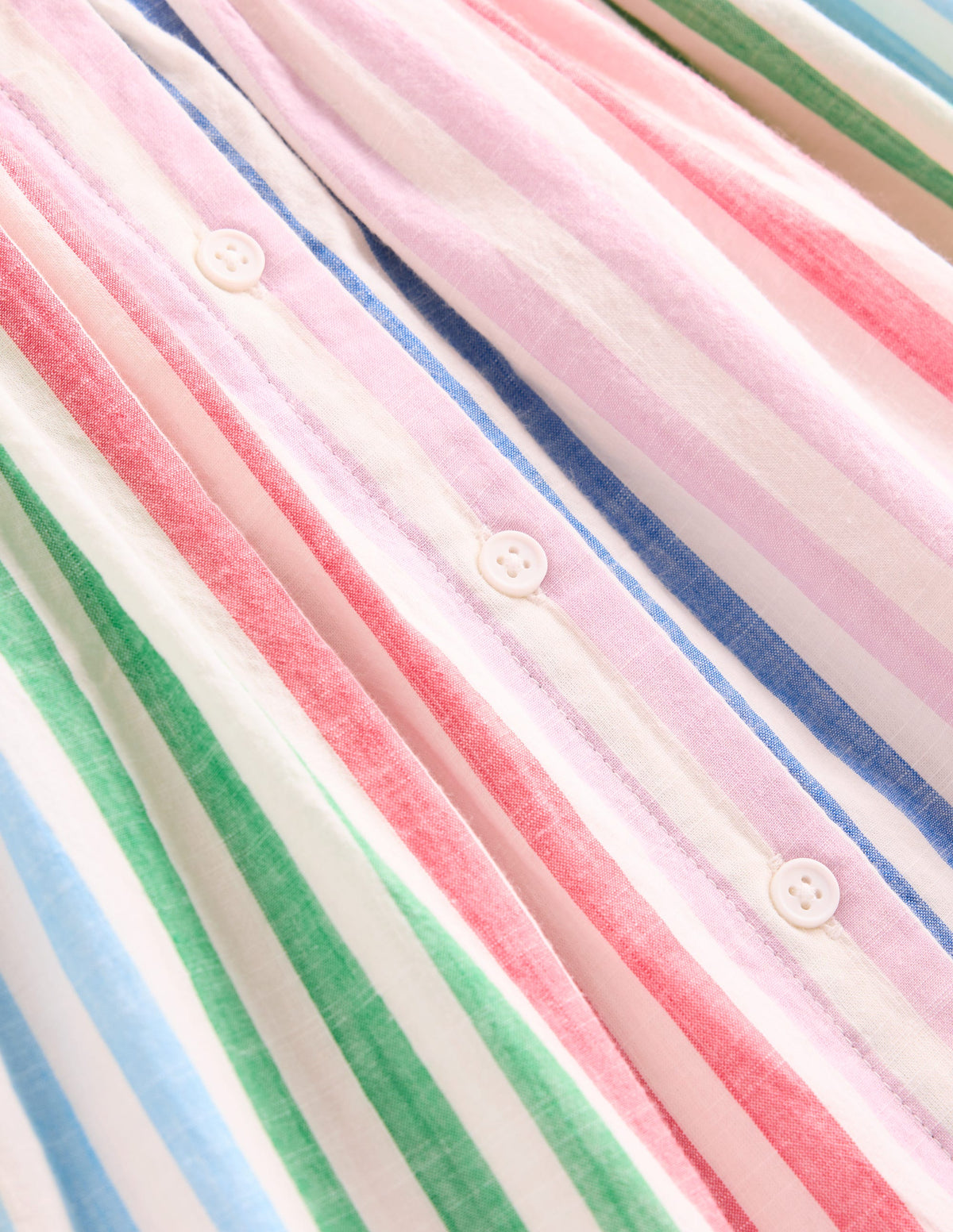 Robe Remy boutonnée-À Rayures Multicolores-4