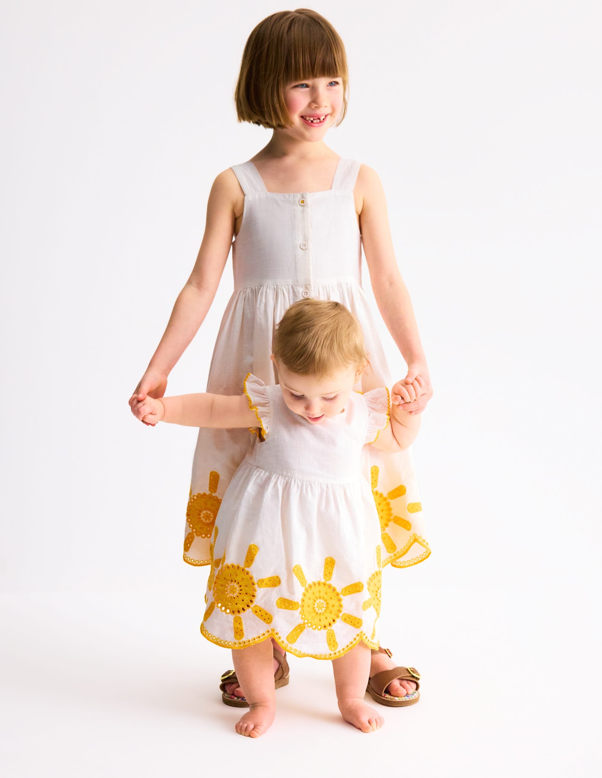 Robe Remy boutonnée-Soleil ivoire - Image 5