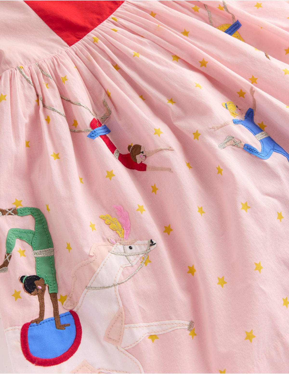 Zadie Kleid mit Rücken-Applikation-Zirkusakrobaten - Image 3