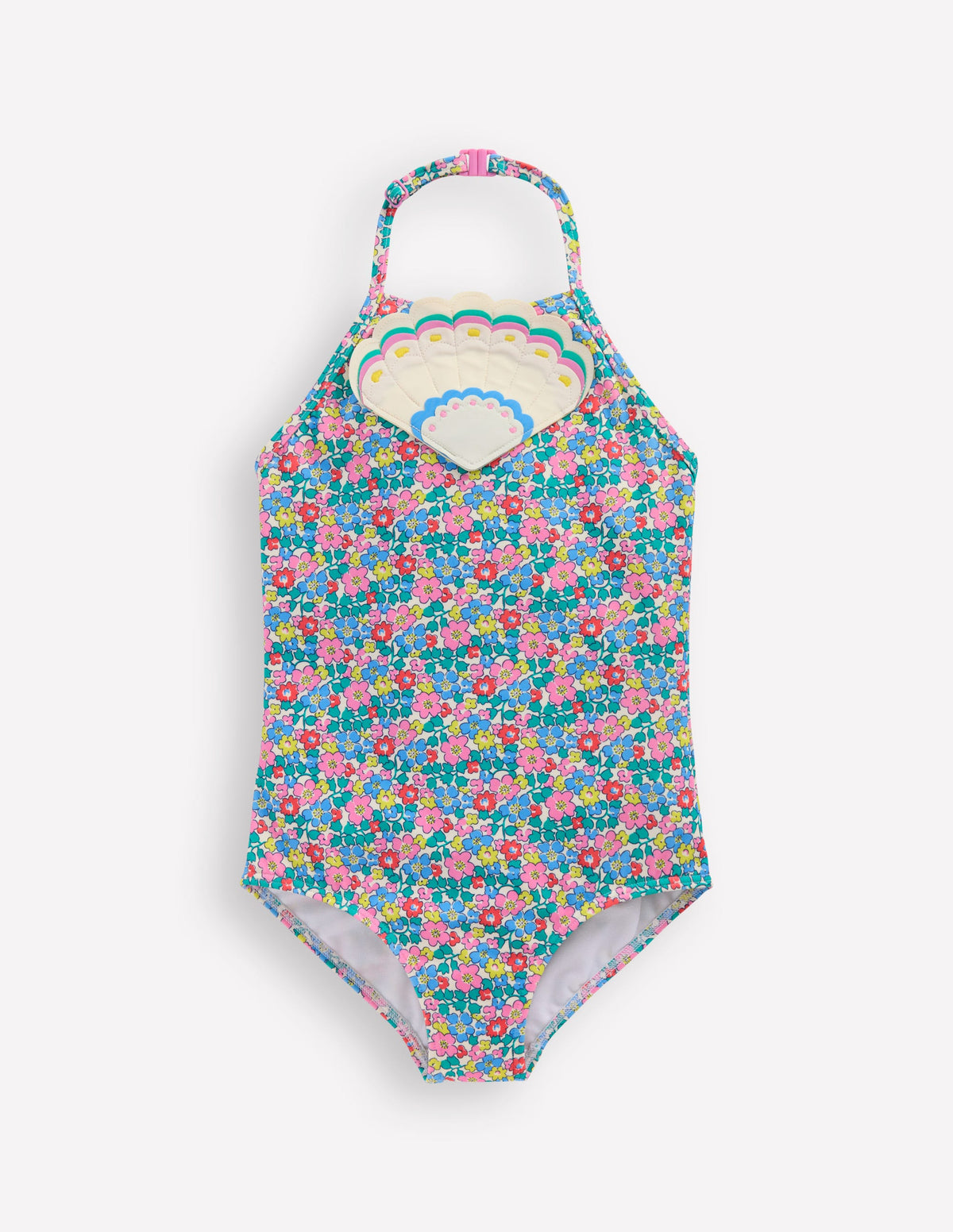 Ellery Badeanzug mit lustigem Logo-Bunt Blumenbeet Muschel - Image 1