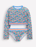 Ensemble avec haut de plage court-Bunt Blumenbeet