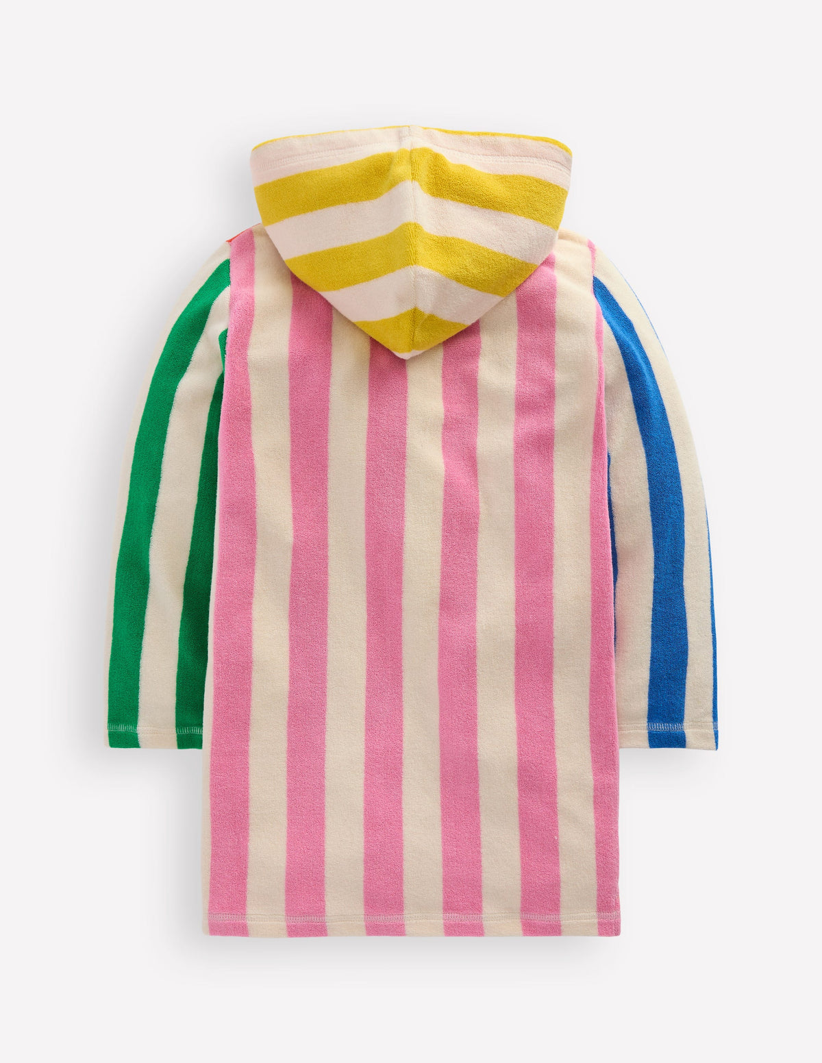 Romie Frottee-Badeponcho mit Reißverschluss-Mustermix, Gestreift-2