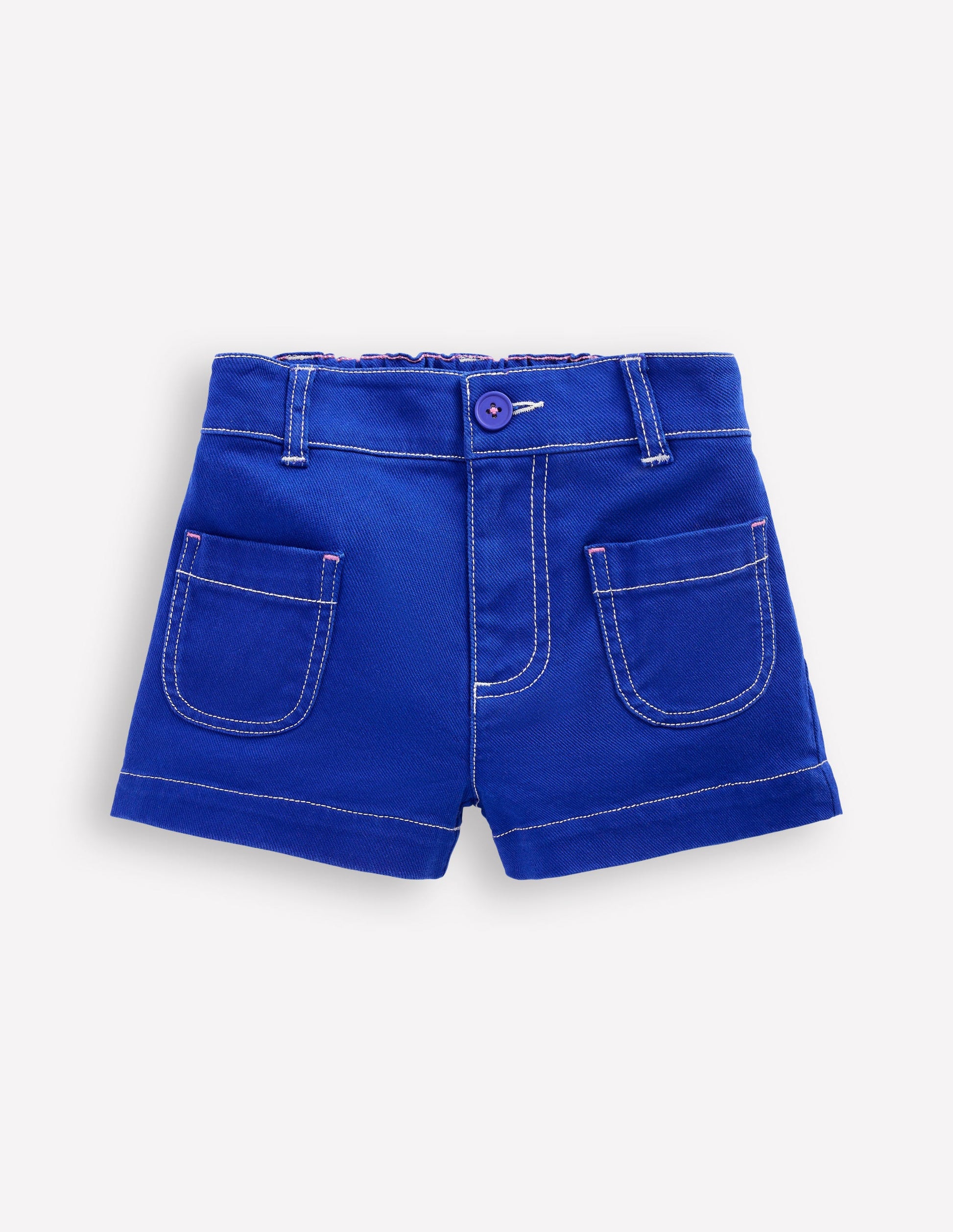 Short à poches plaquées-Black-1