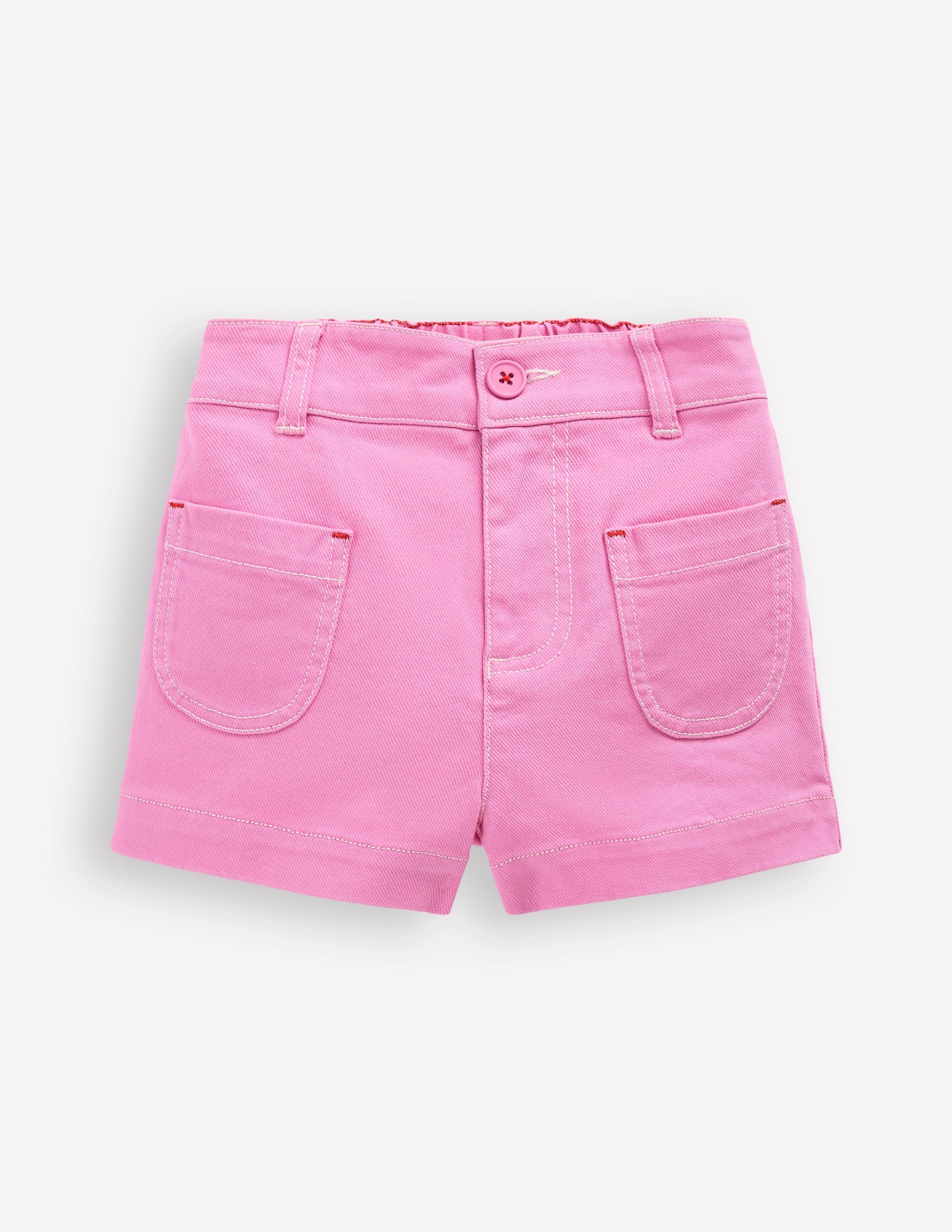 Shorts mit aufgesetzten Taschen-Vintage-Mauve - Image 1
