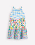 Robe motif pêle-mêle Enola en jersey-Bunt Blumenbeet
