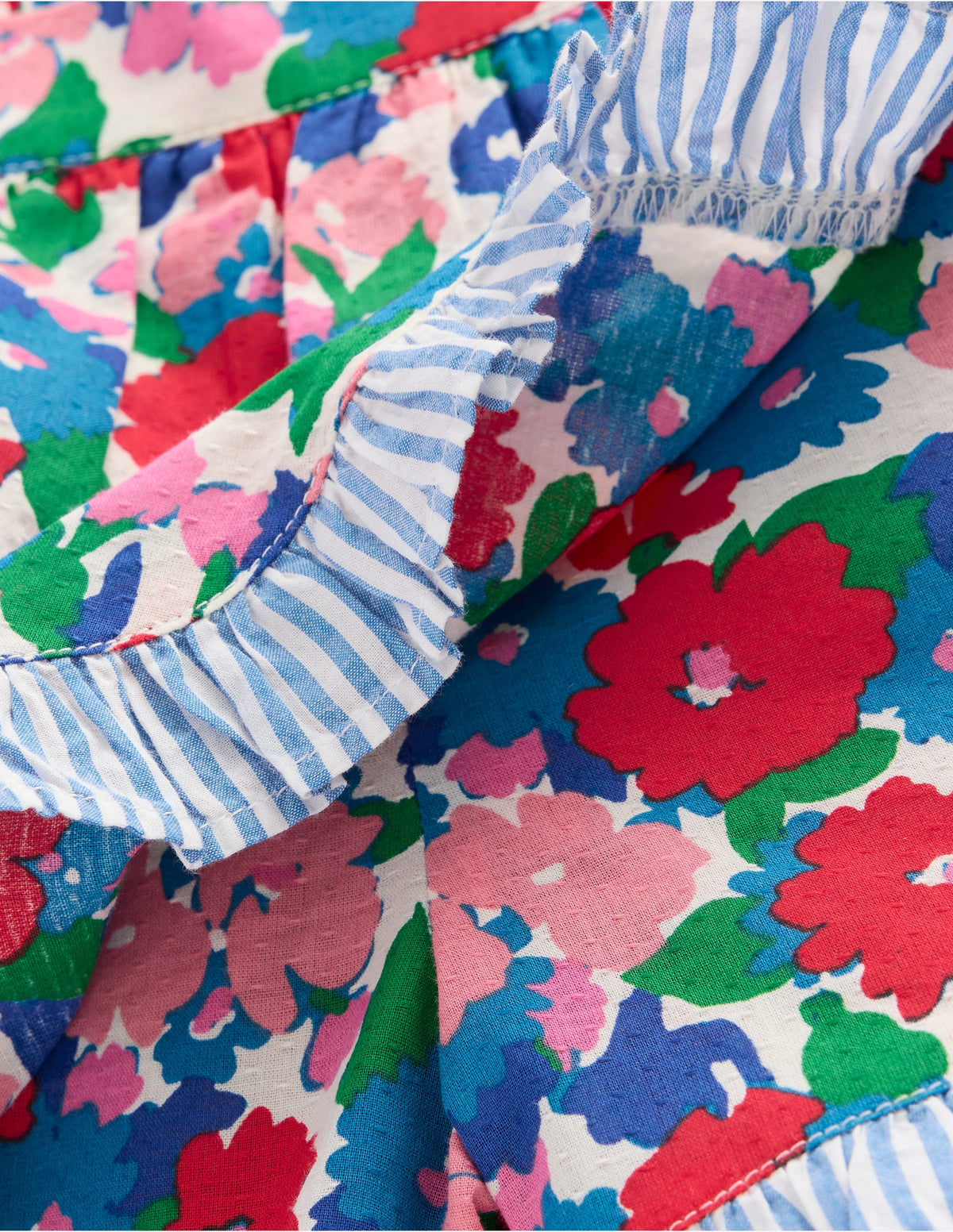 Wickel-Skort mit Rüschen-Bunt Blumenstrauß - Image 3