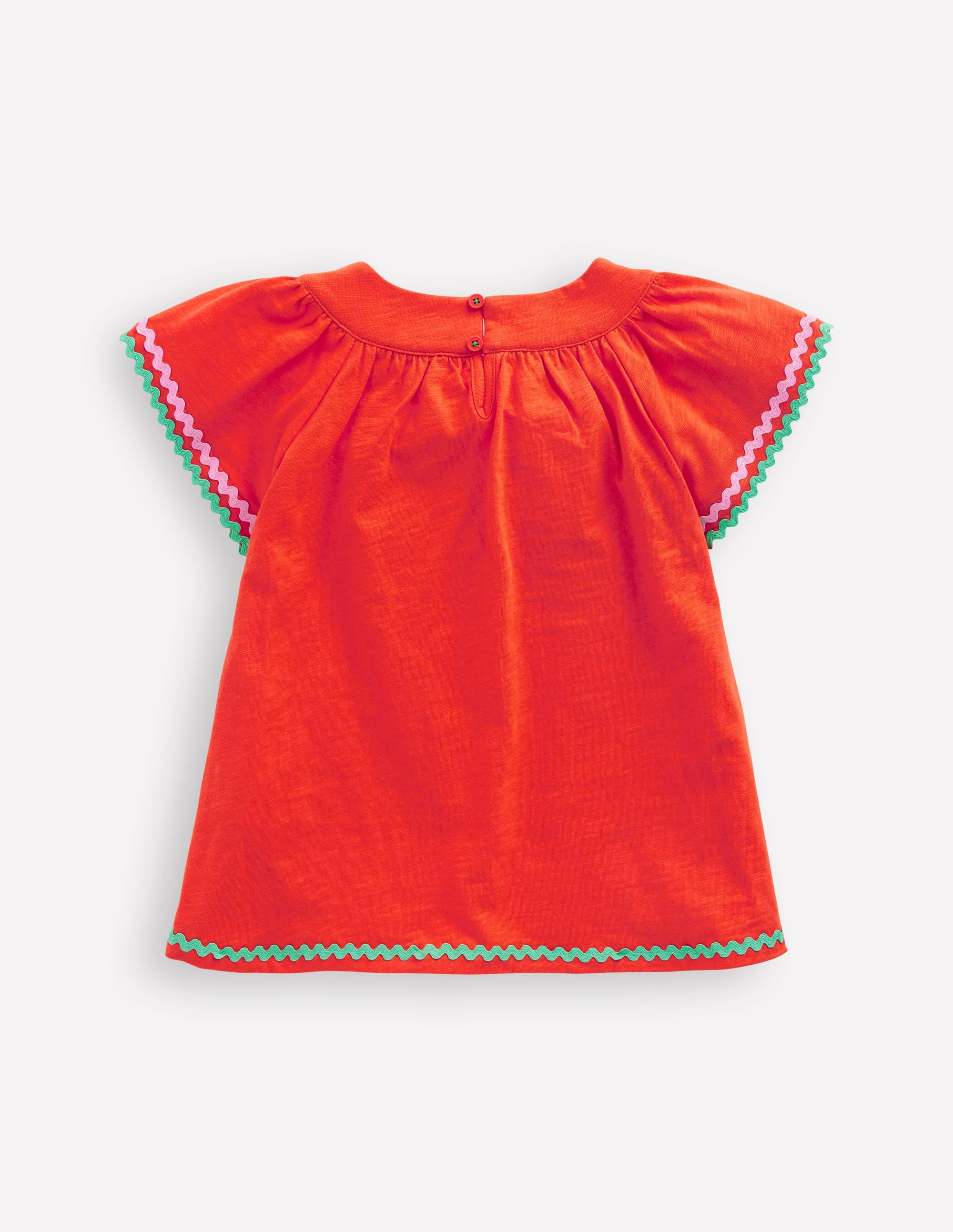 Joli top à détails-Rouge pétard - Image 2