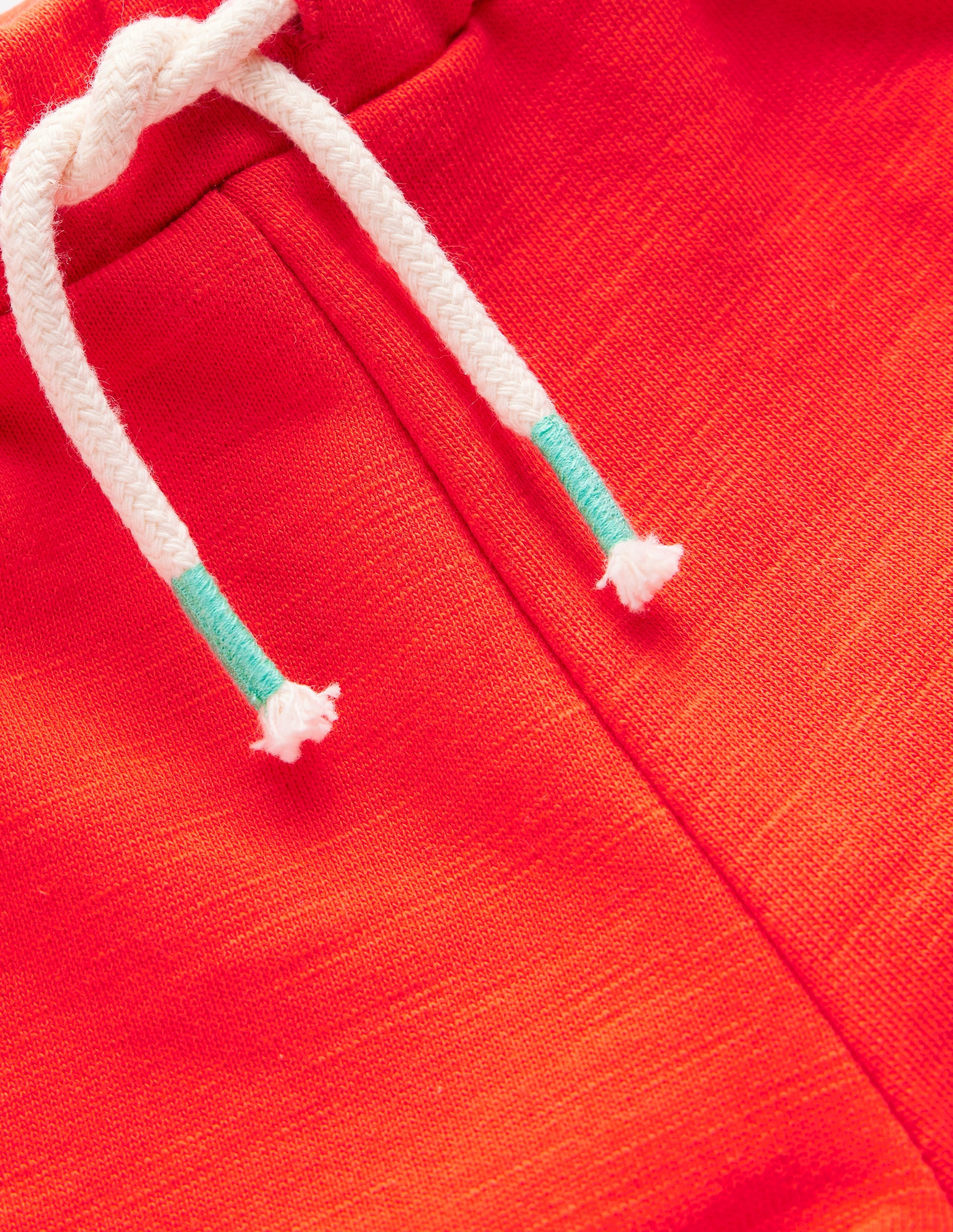 Short en jersey à pompons-Rouge pétard - Image 3