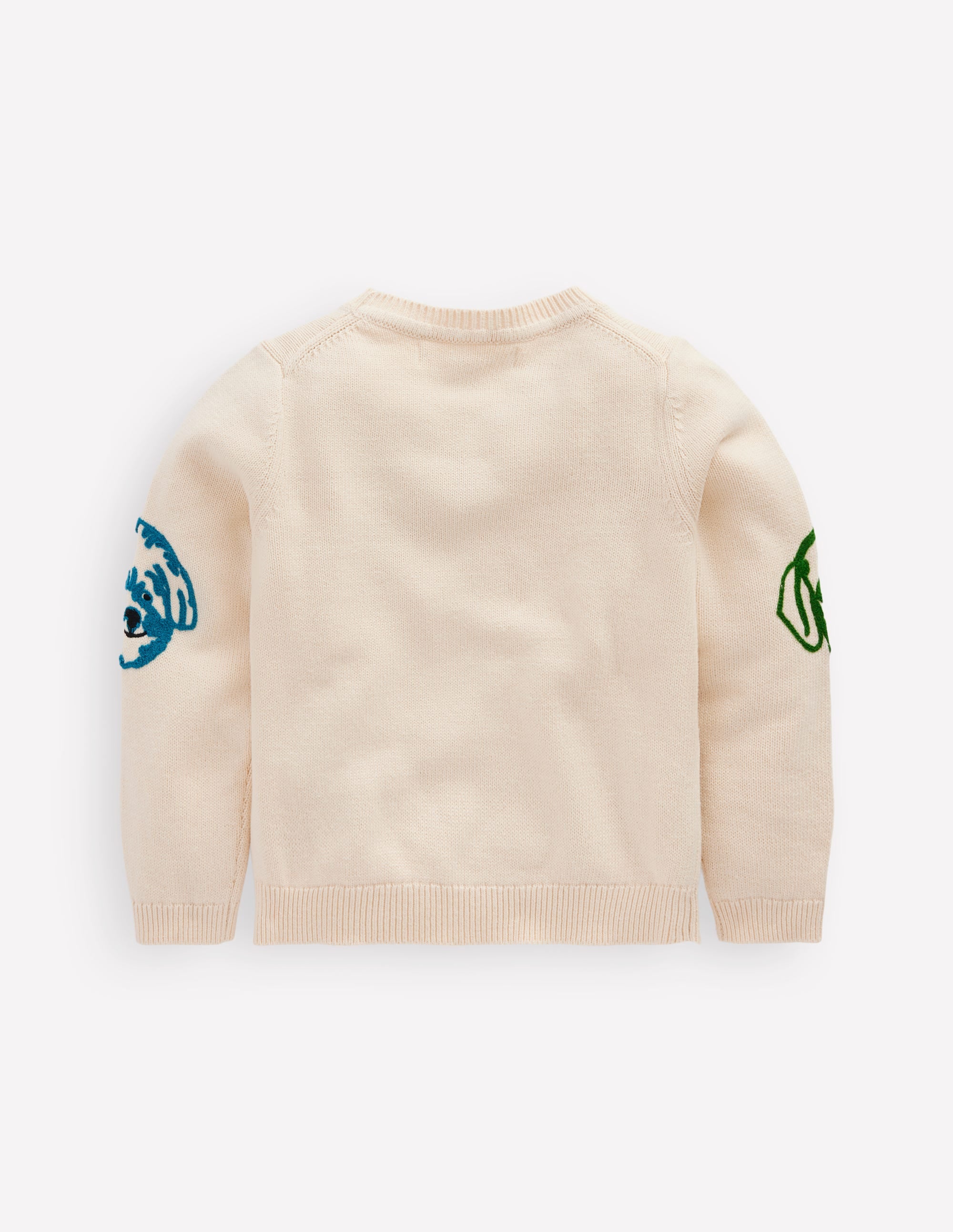 Origineller Pullover mit Logo-Warmes Naturweiß Hunde - Image 2