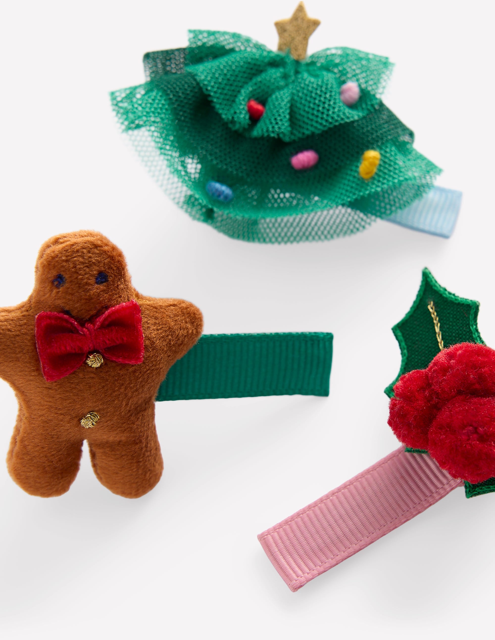 3-pack Hair Clips-Festive - Image 2