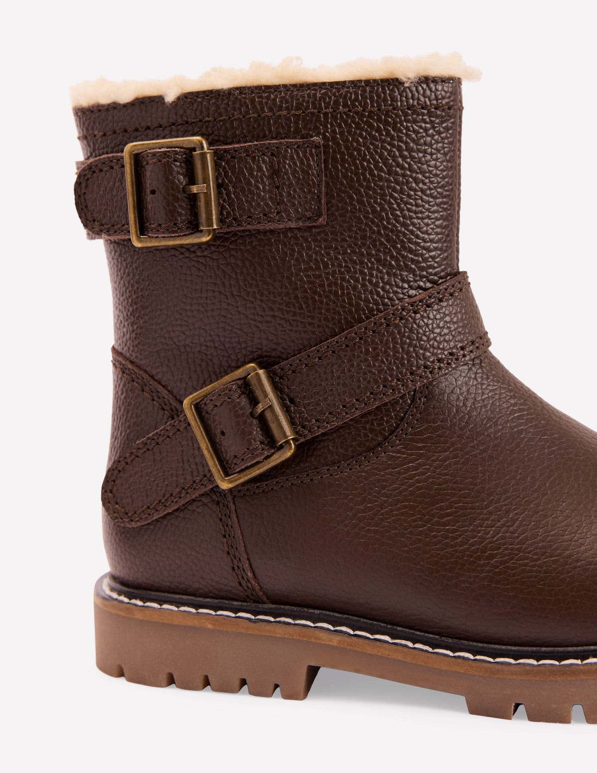 Bikerstiefel aus Leder-Dunkle Schokolade-3