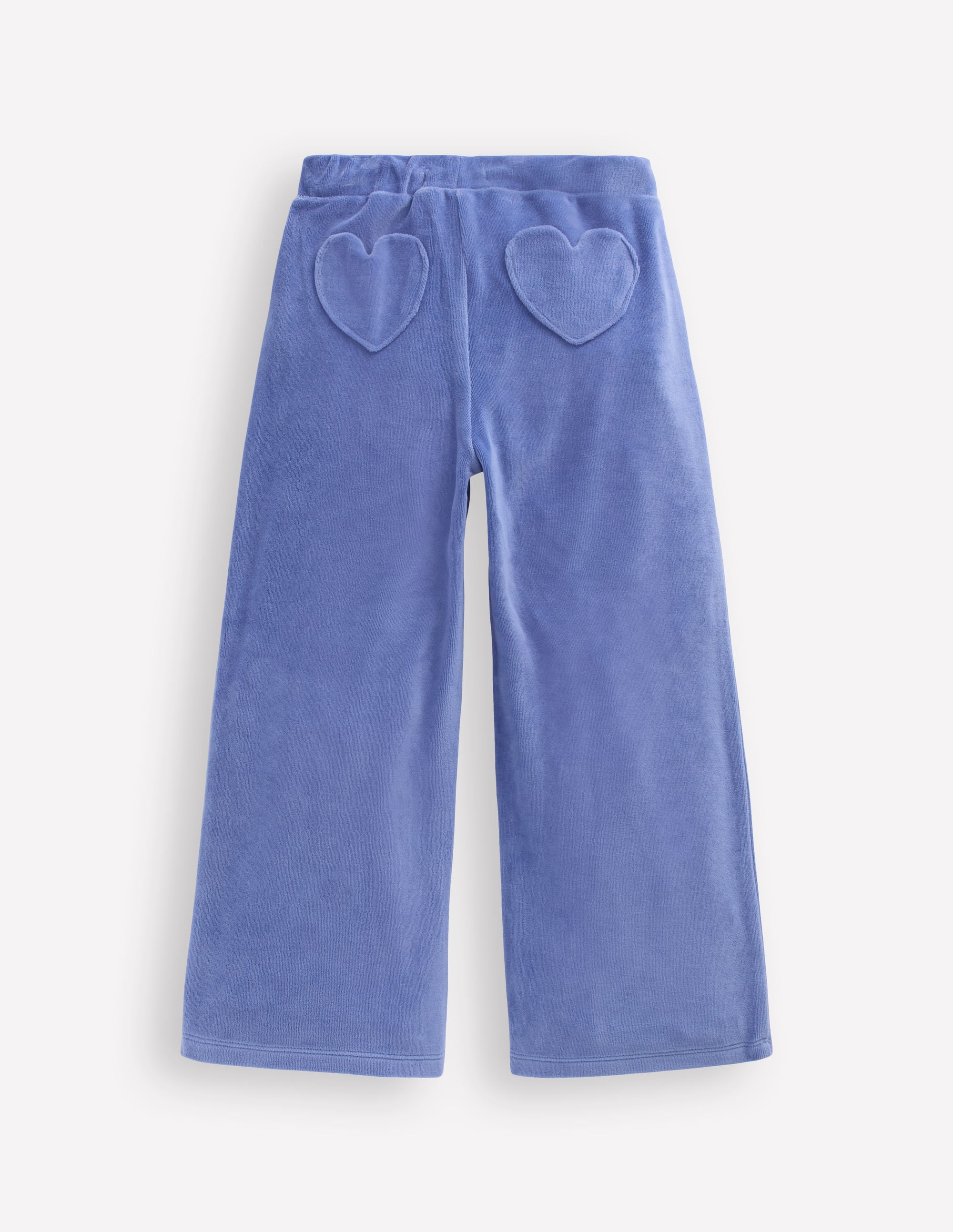 Samt-Jogginghose mit Herztasche-Blau - Image 2