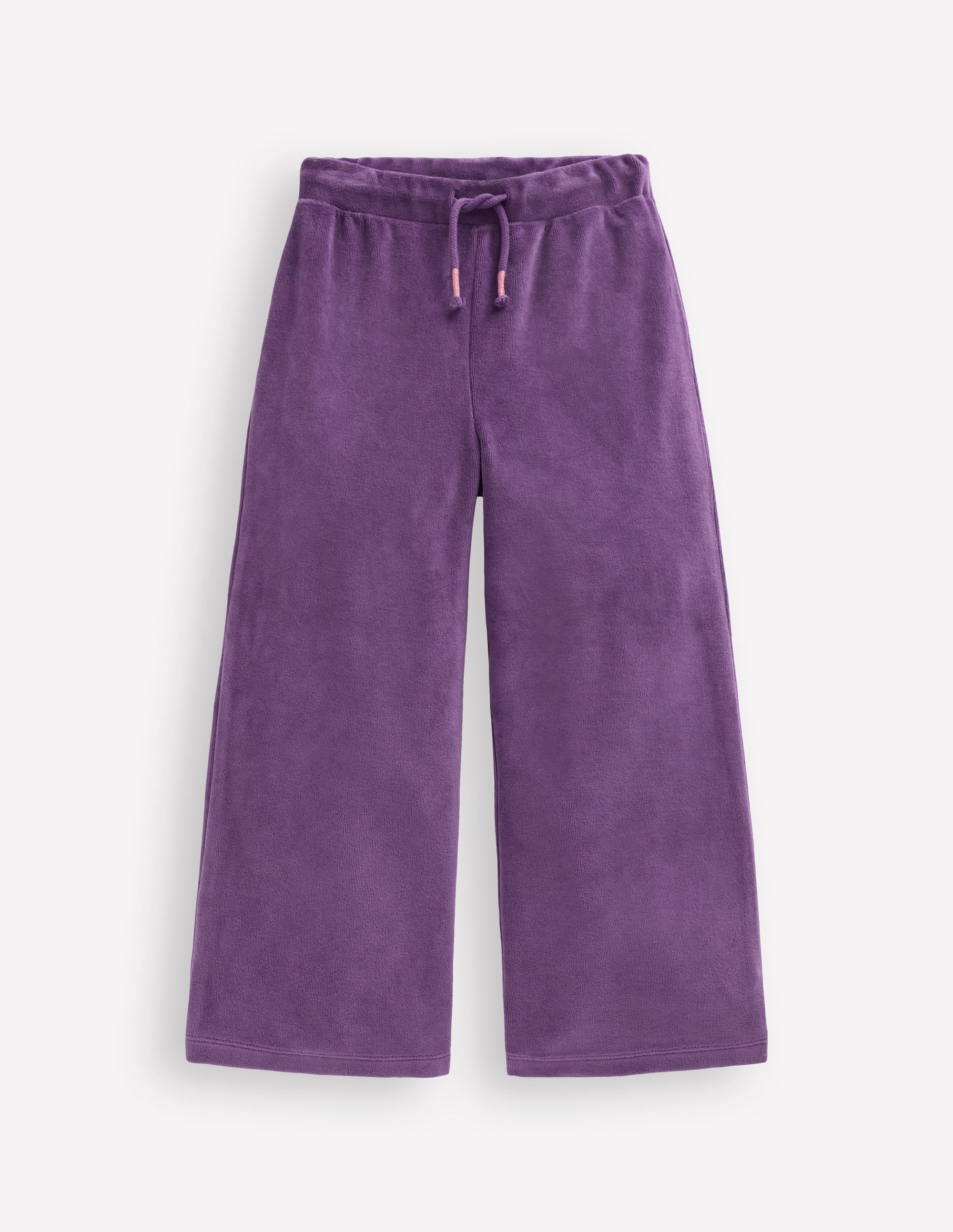 Samt-Jogginghose mit Herztasche-Mystisches Lila - Image 1