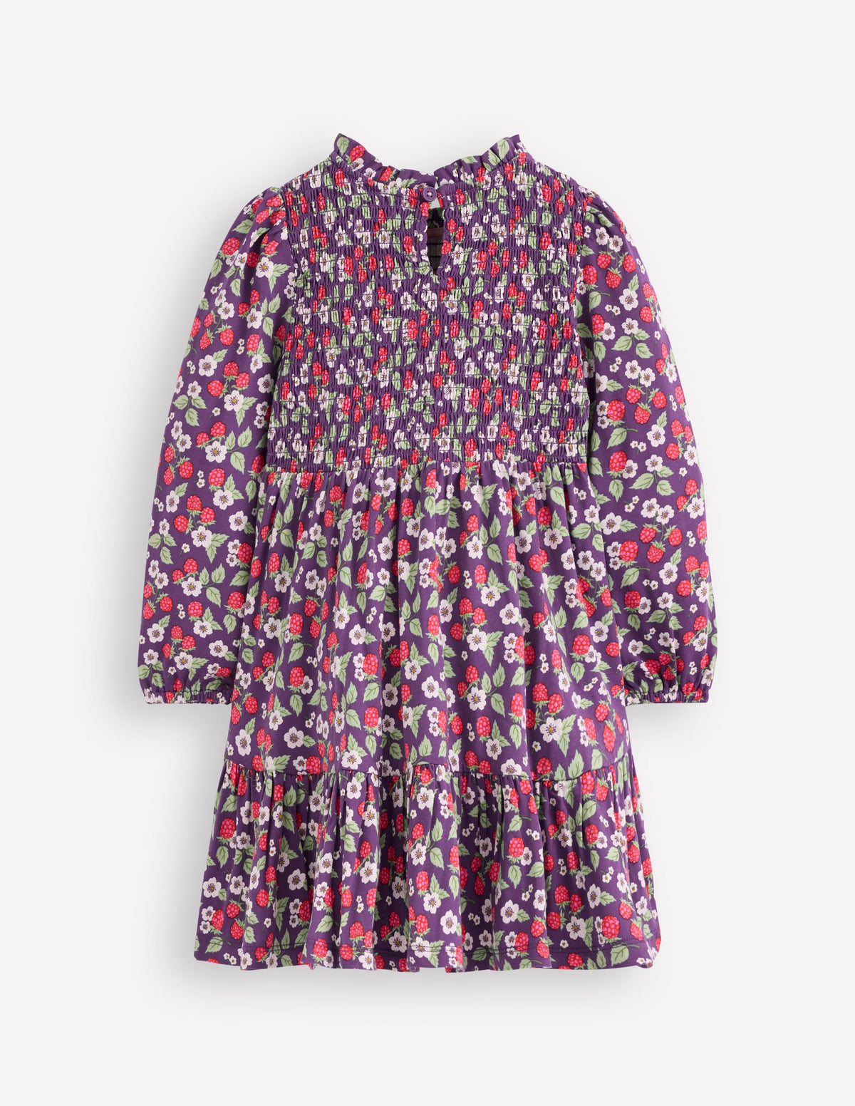 Aurora Langärmliges Kleid-Mystisches Violette Vintage-Beere - Image 2