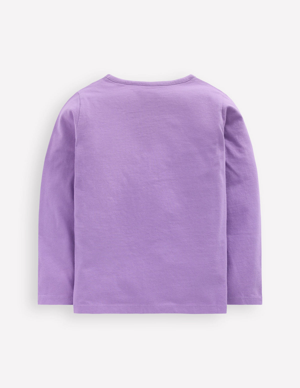 Langarmshirt aus Bouclé-Asternlila Popcorn Hase - Image 2
