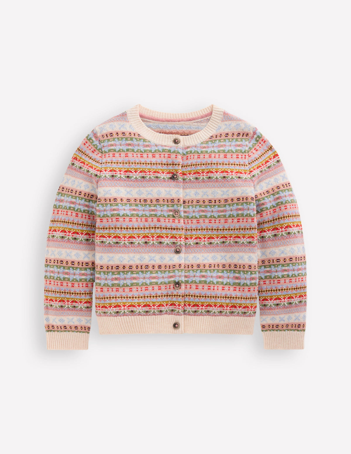 Edie Fair Isle Cardigan-Soft Multi - Image 1