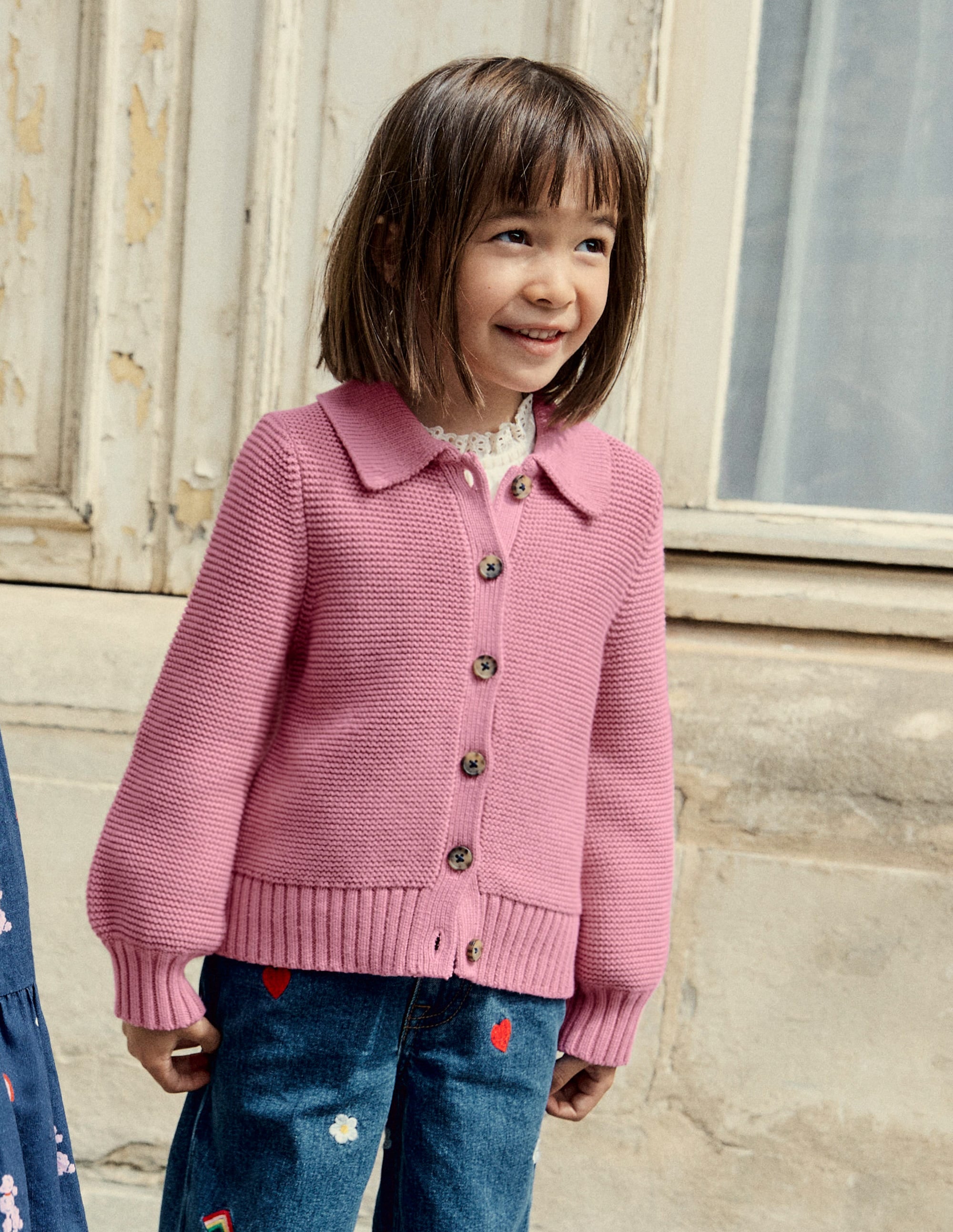 Collared Cardigan-Pink Haze - Image 7