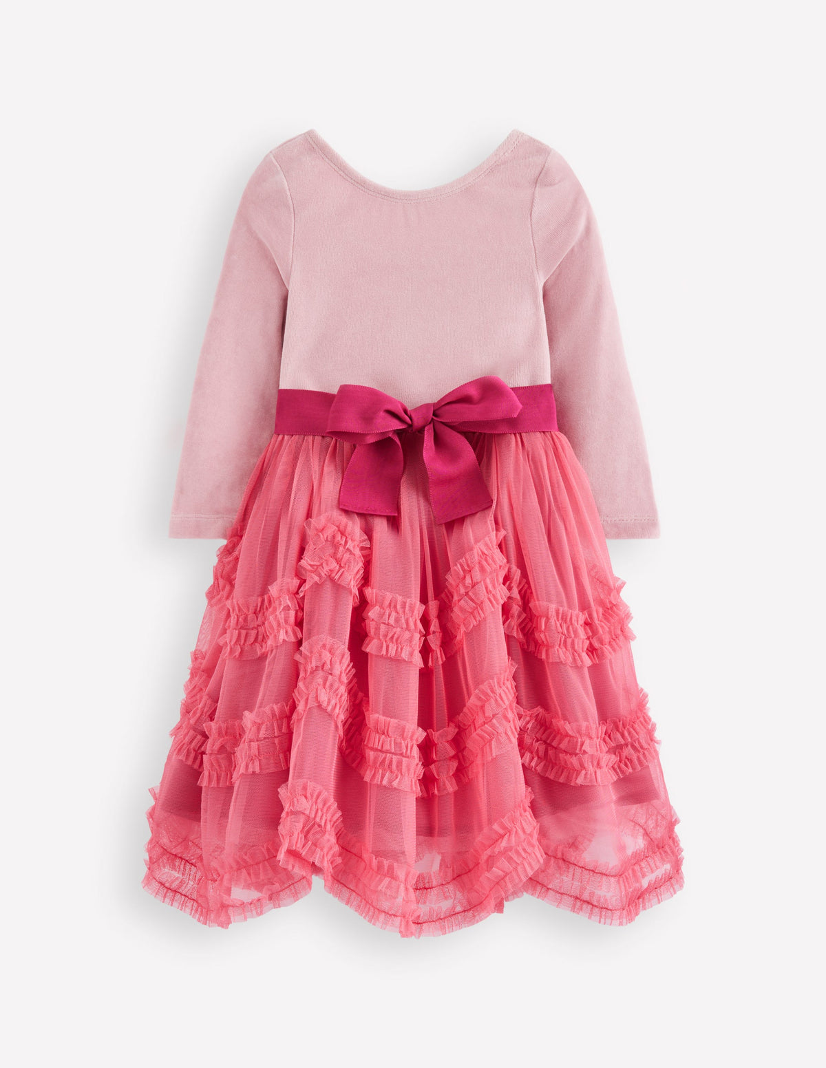 Tüllkleid im Ballettstil aus Velours-Animals/Stripe - Image 1