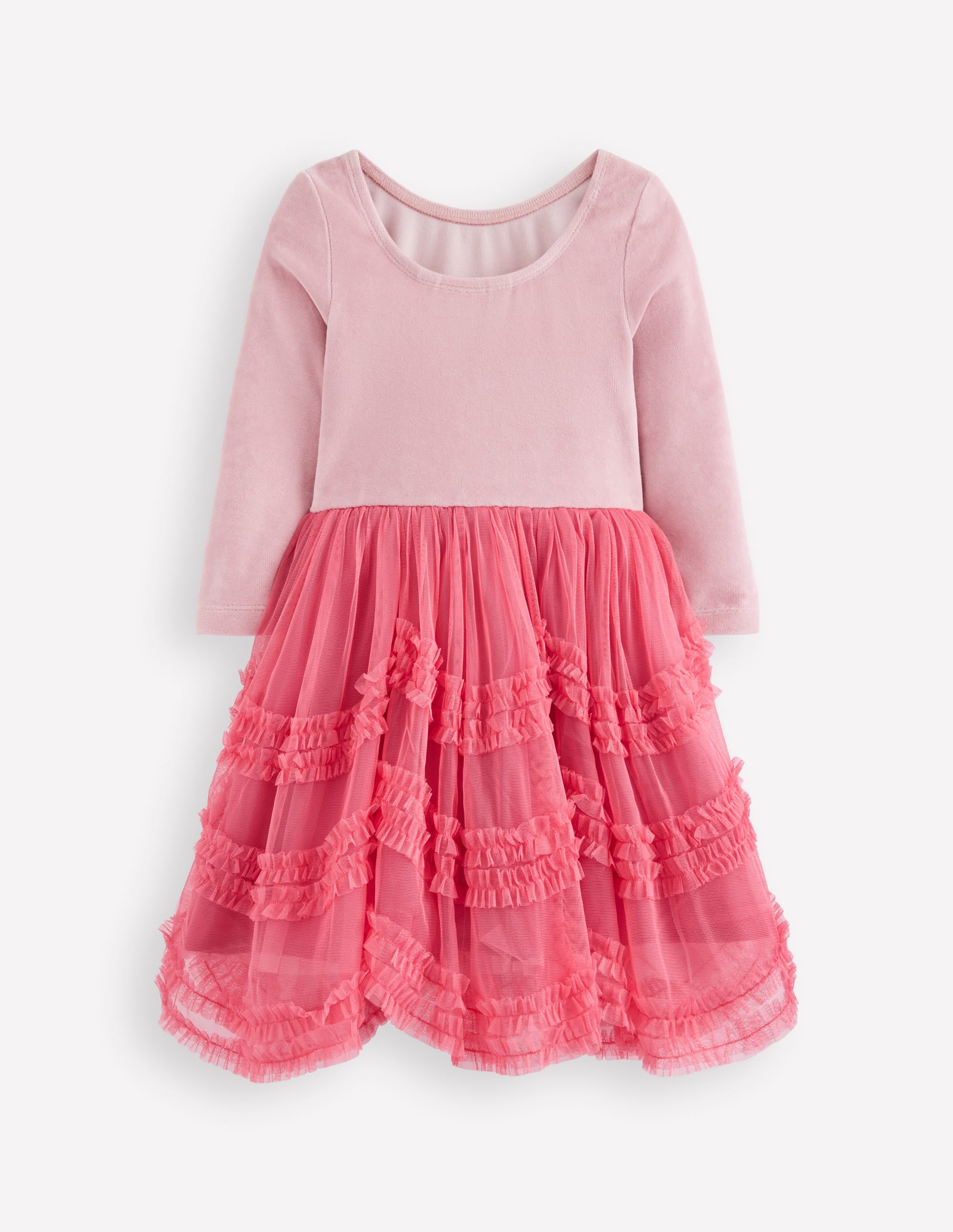 Tüllkleid im Ballettstil aus Velours-Animals/Stripe - Image 2