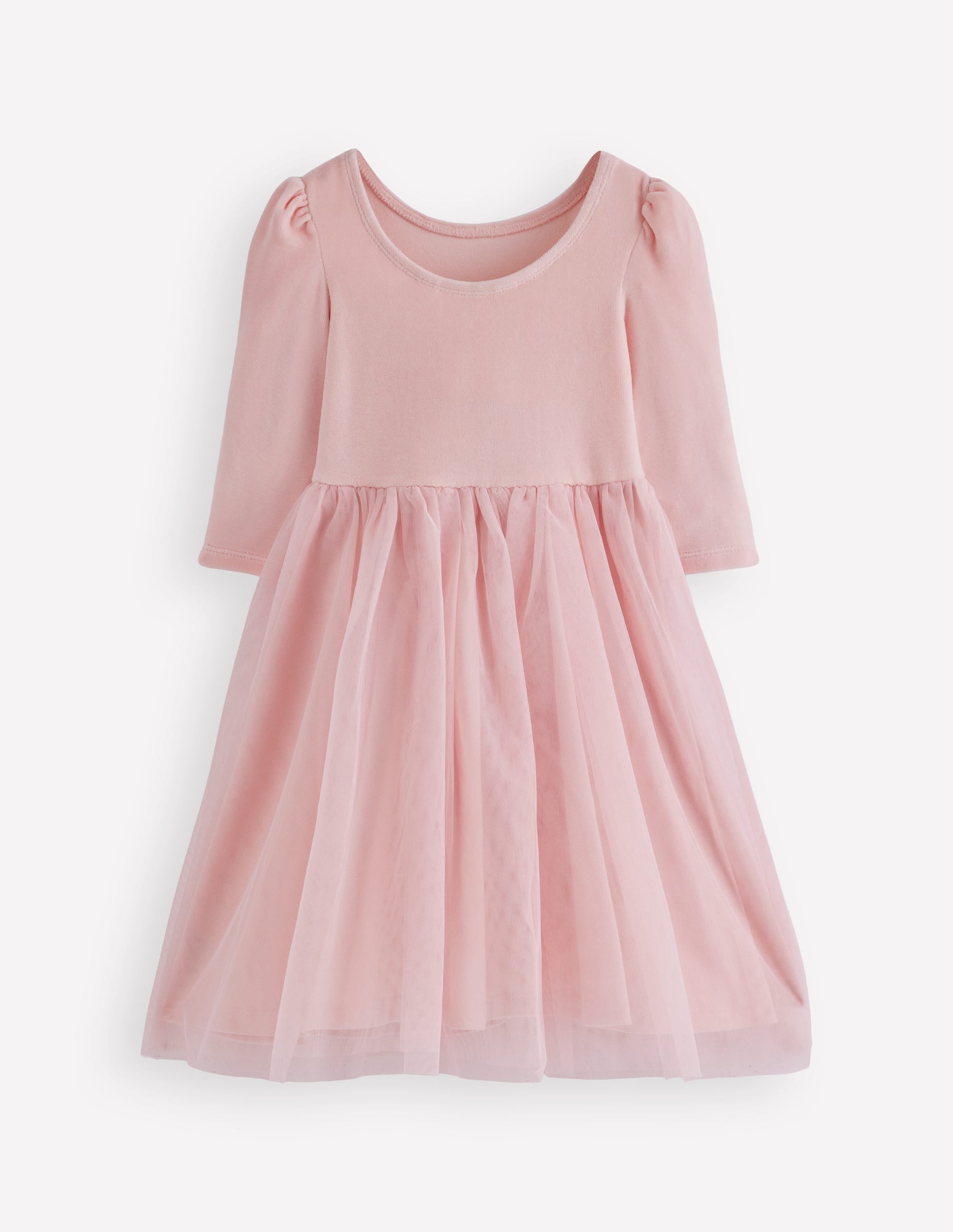 Aurora Tüllkleid mit Applikationen-Kreiderosa Pudel - Image 2