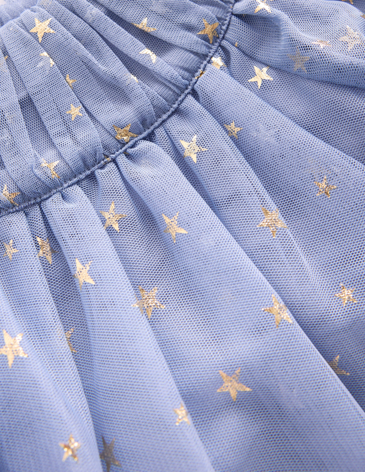 Tiered Tulle Dress-Stormbolt Blue - Image 6