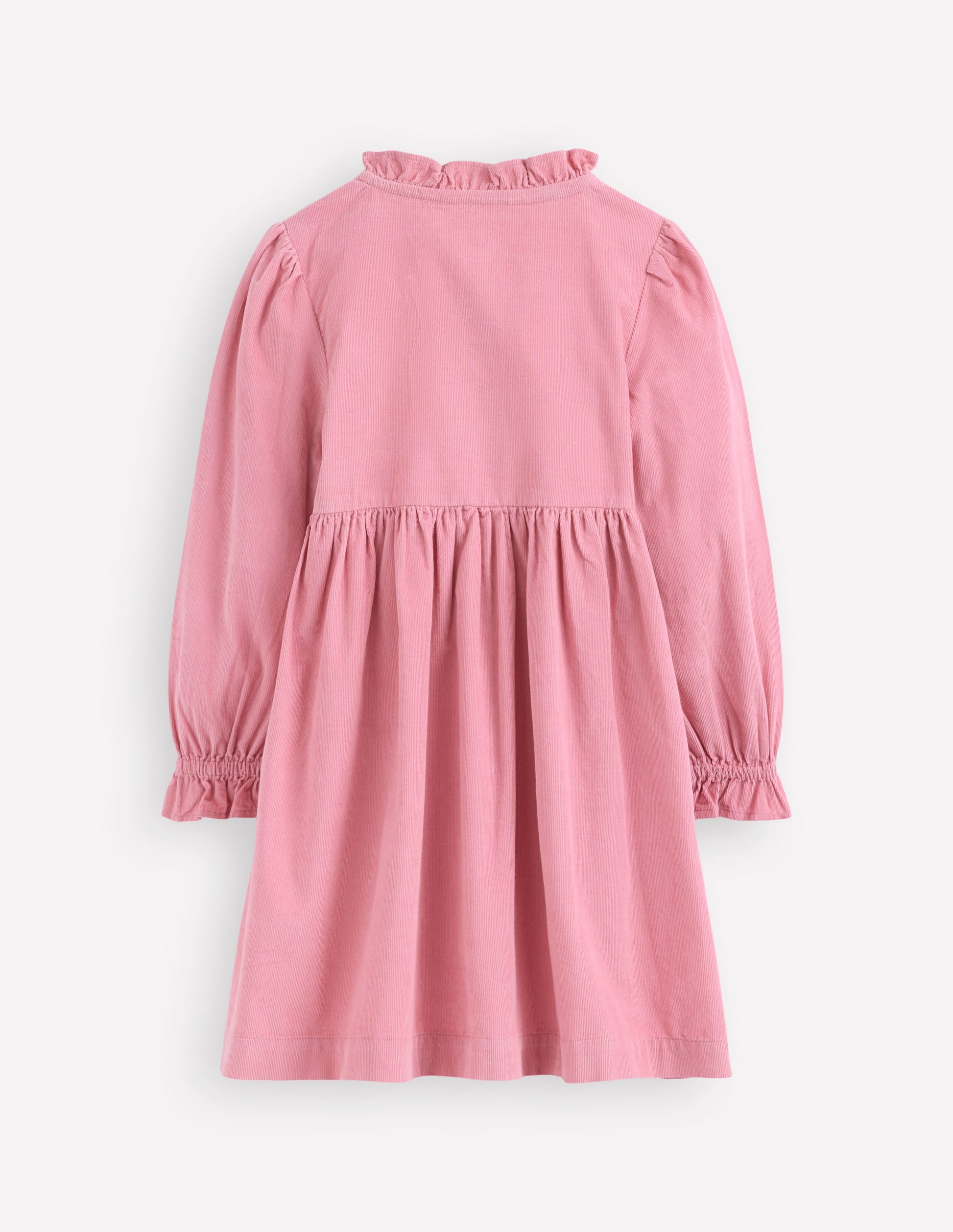 Suki Langärmeliges, gesmoktes Kleid-Kirschblütenrosa-4