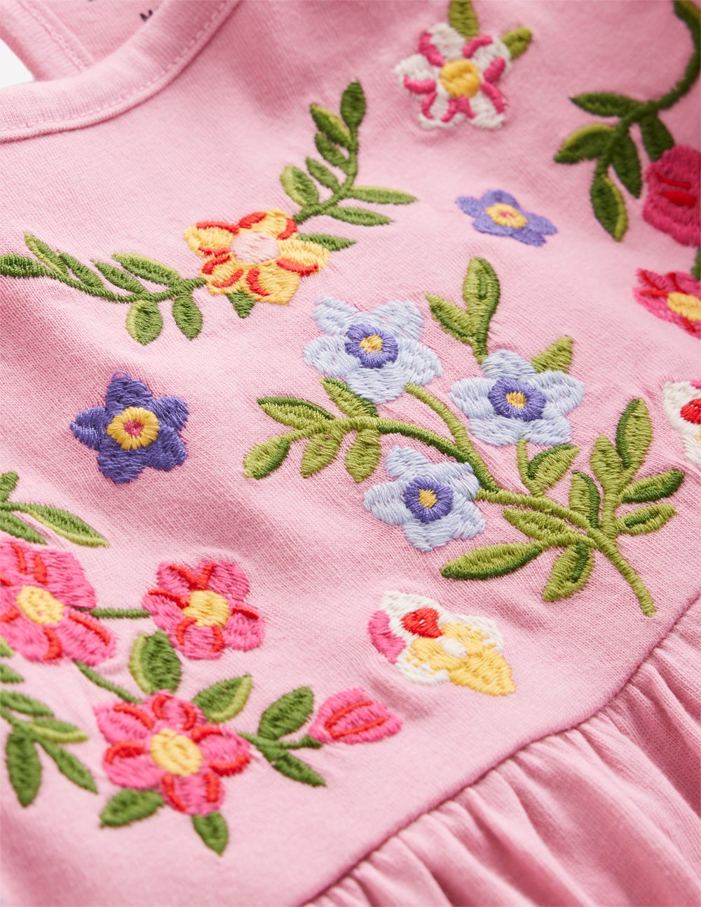 Besticktes Tunika-Set-Kirschblütenrosa - Image 3