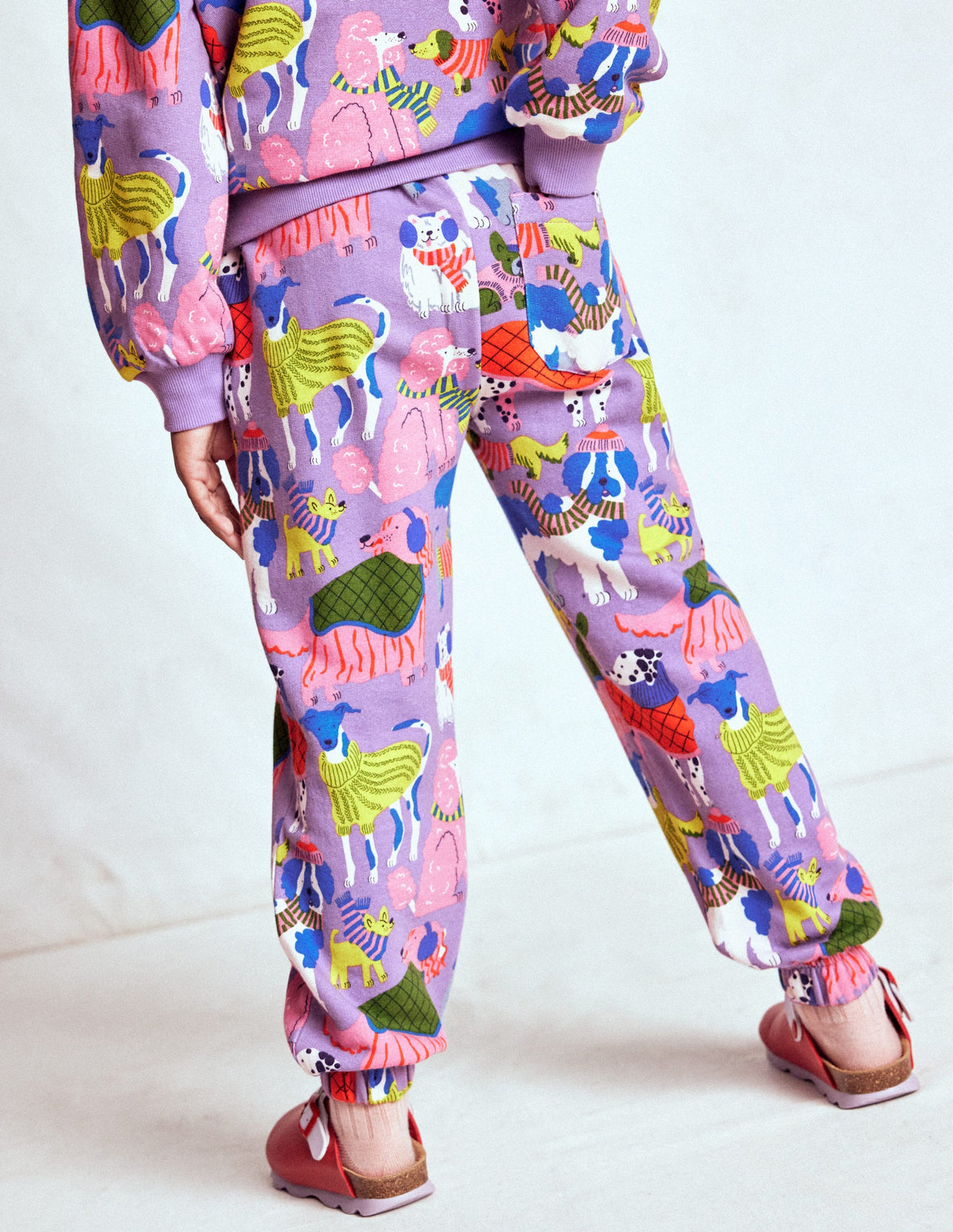 Fun Printed Joggers-Cosy Pups - Image 1