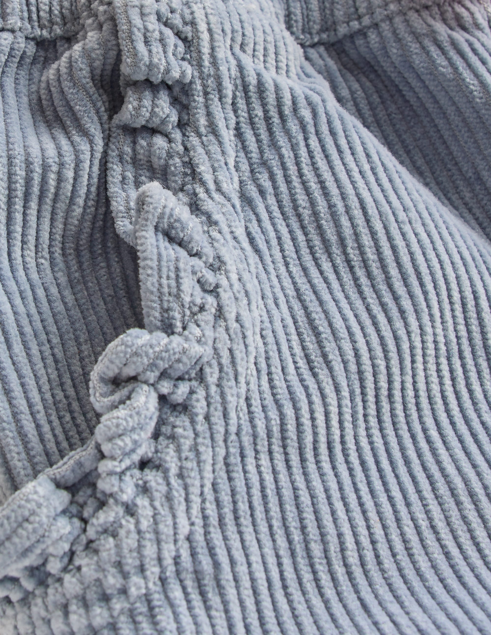 Locker geschnittene Cordhose-Blau - Image 3