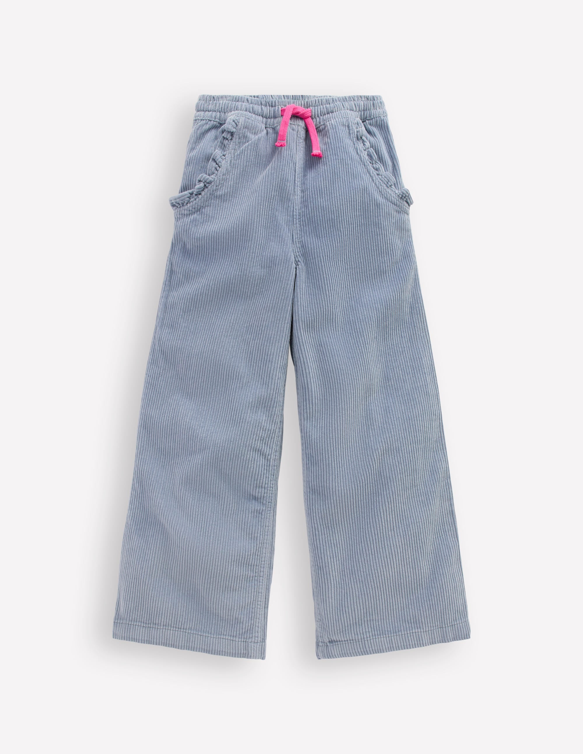 Locker geschnittene Cordhose-Blau - Image 1