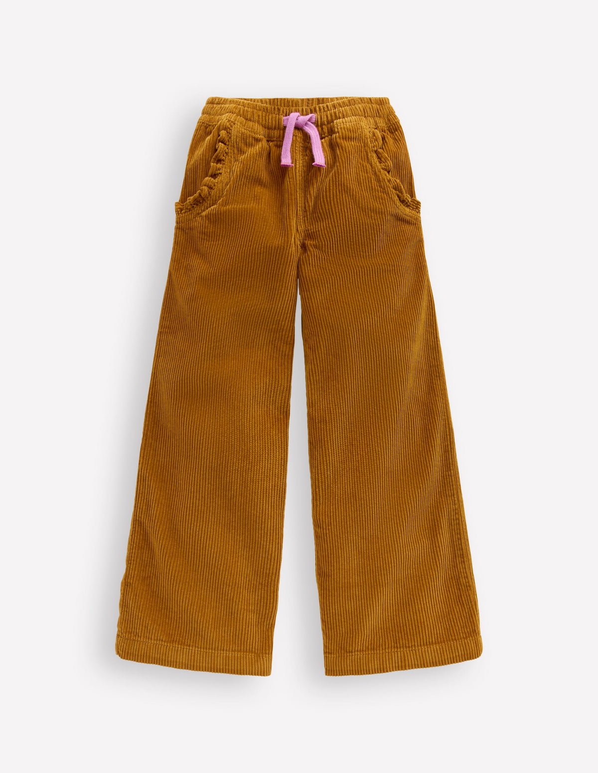Locker geschnittene Cordhose-Toffeebraun - Image 1