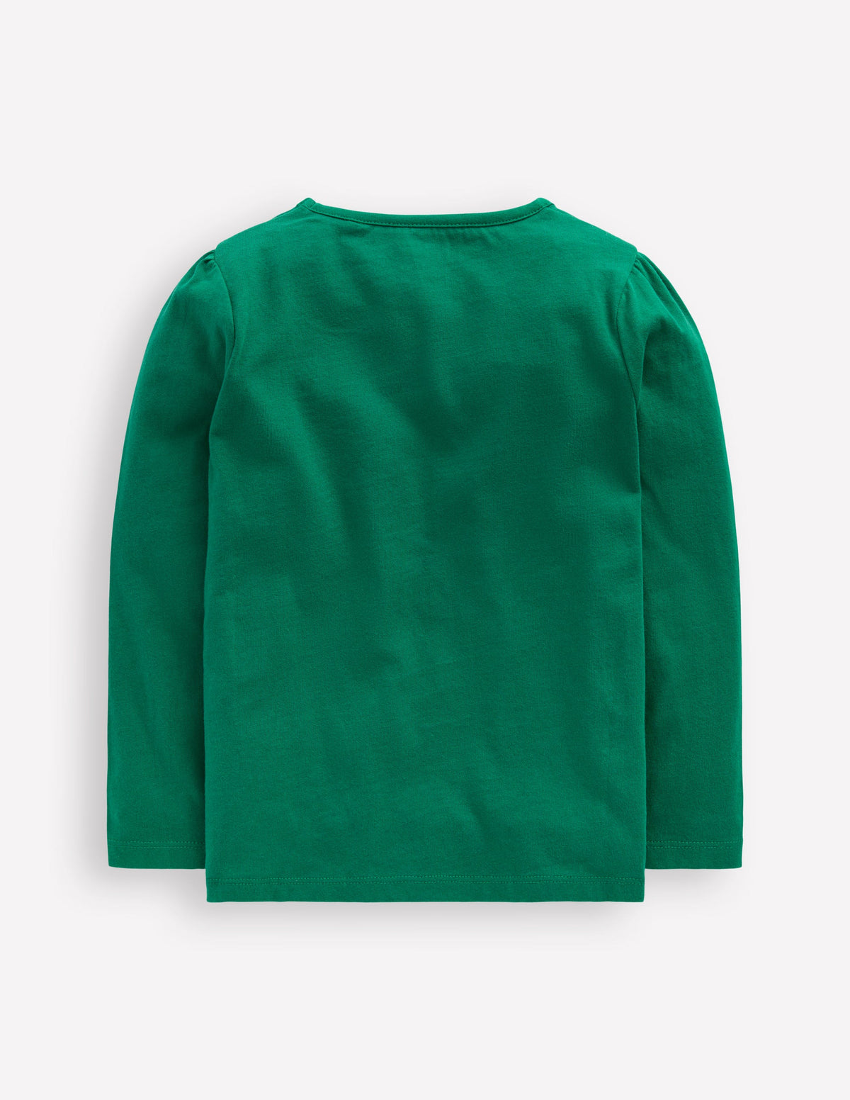 Langarmshirt mit Puffärmeln und Applikation-Grün Eule - Image 2