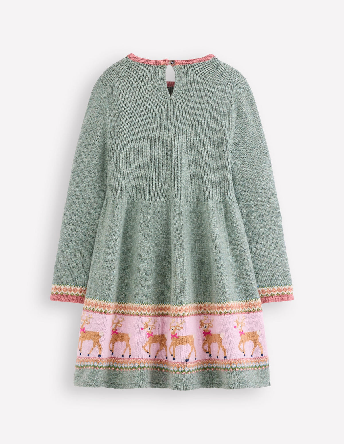 Fair-Isle-Strickkleid-Eukalyptus Rentier Fair-Isle-2